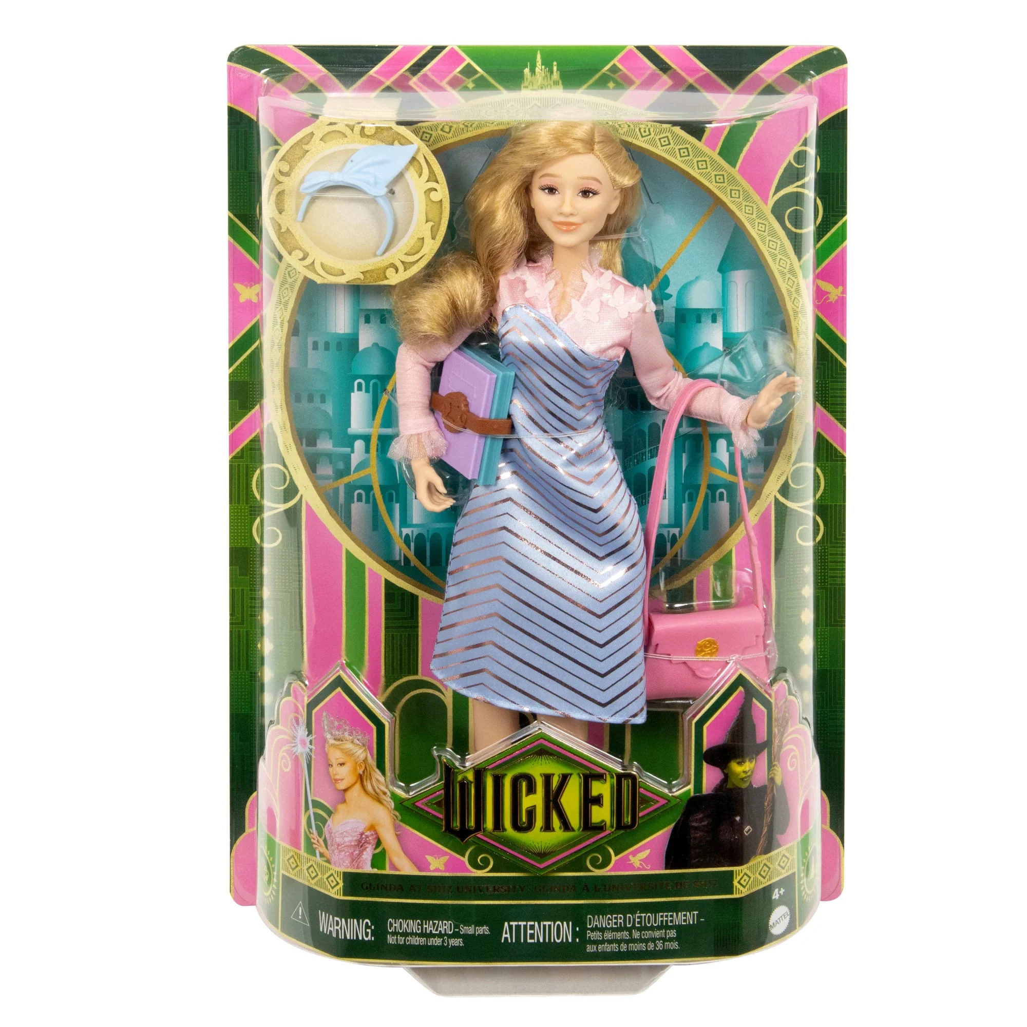 Universal Pictures’ Wicked Glinda At Shiz University Fashion Doll With Removable Fashions & Accessories - Image 6