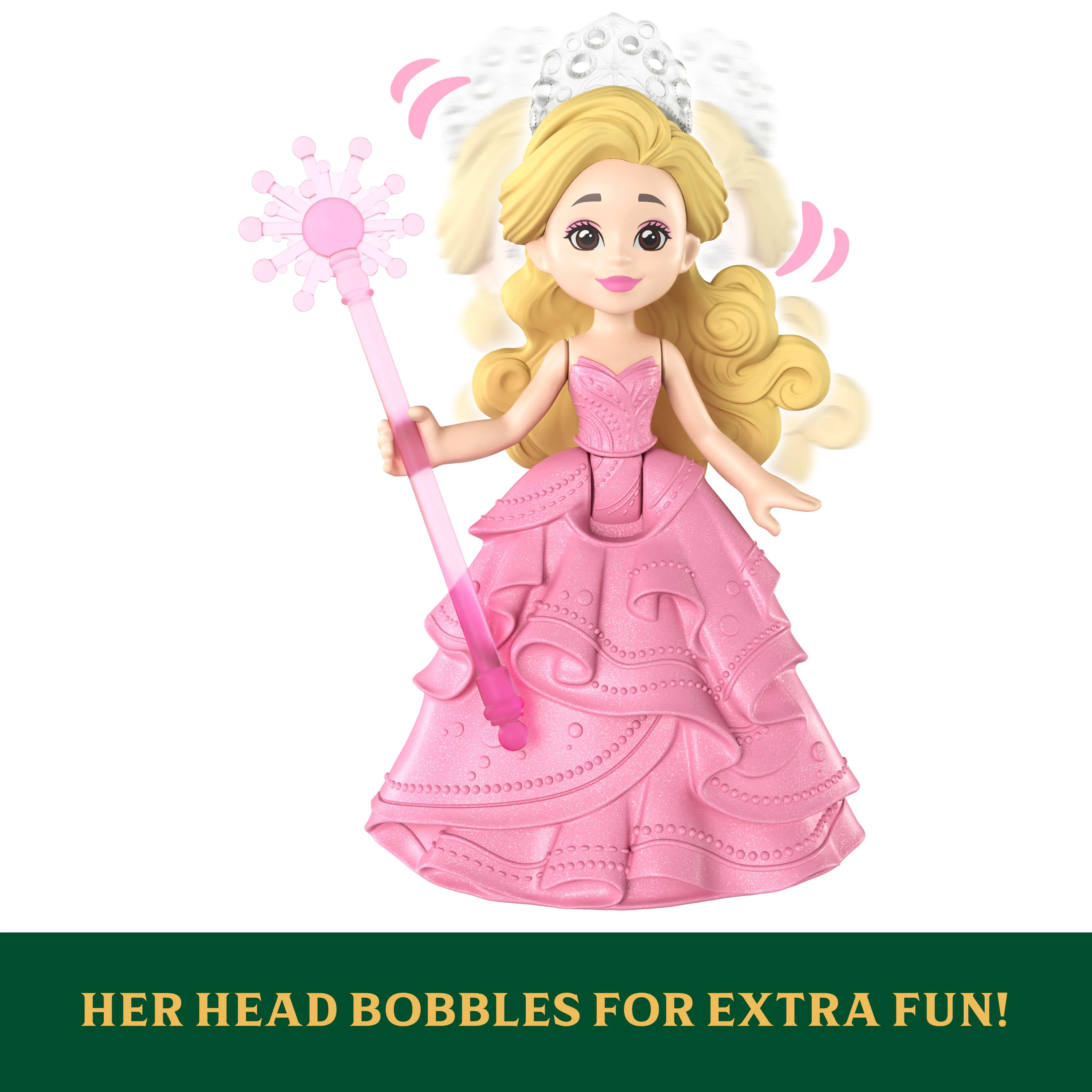 Universal Pictures’ Wicked Glinda's Floating Bubble Toy With Vehicle & Glinda Small Doll - Image 4