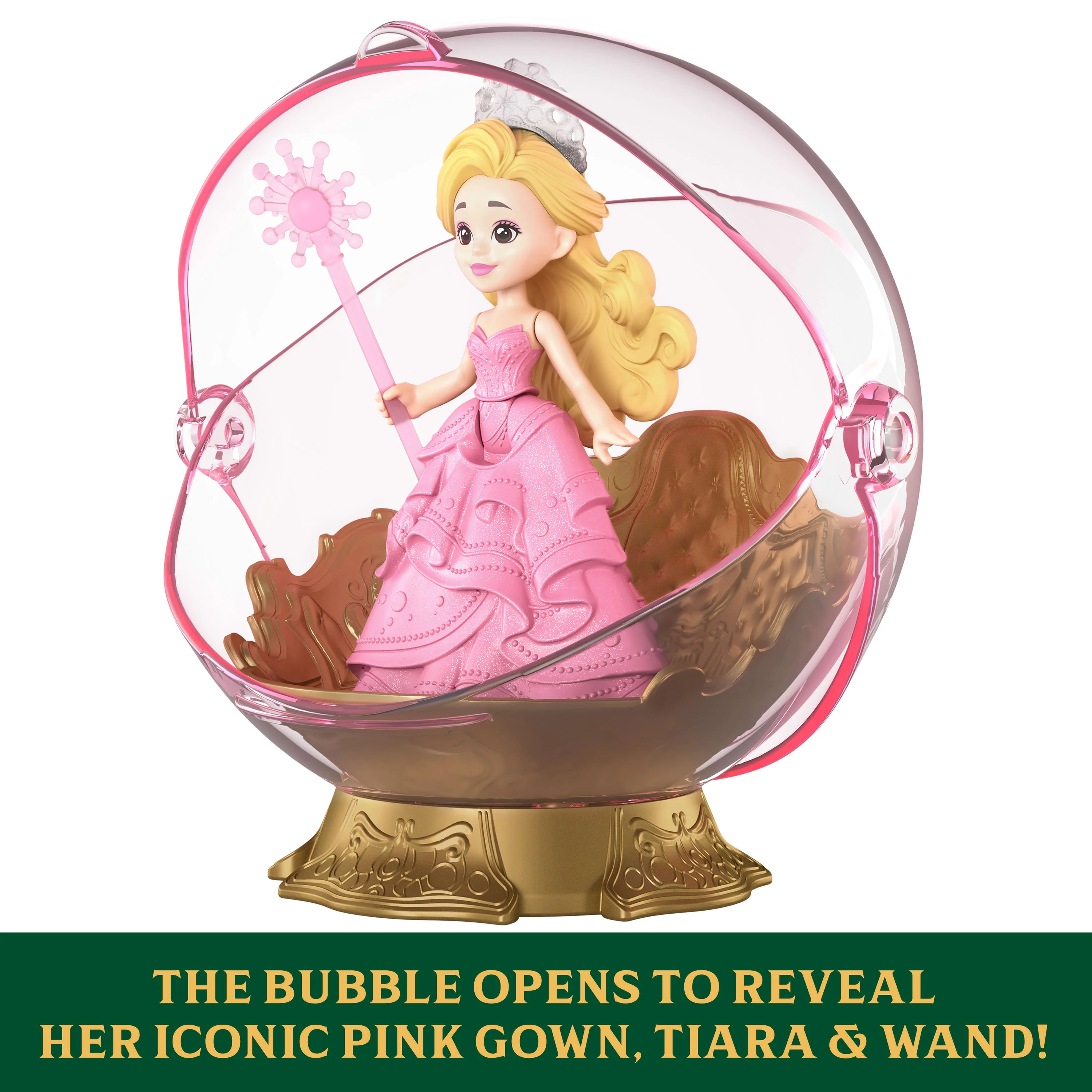 Universal Pictures’ Wicked Glinda's Floating Bubble Toy With Vehicle & Glinda Small Doll - Image 5
