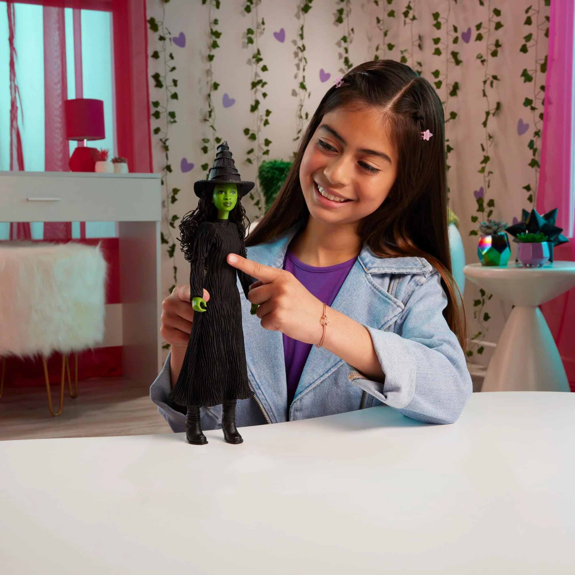 Universal Pictures' Wicked Singing Elphaba Fashion Doll, Posable With Removable Movie Fashions & Accessories - Coming Soon - Image 2