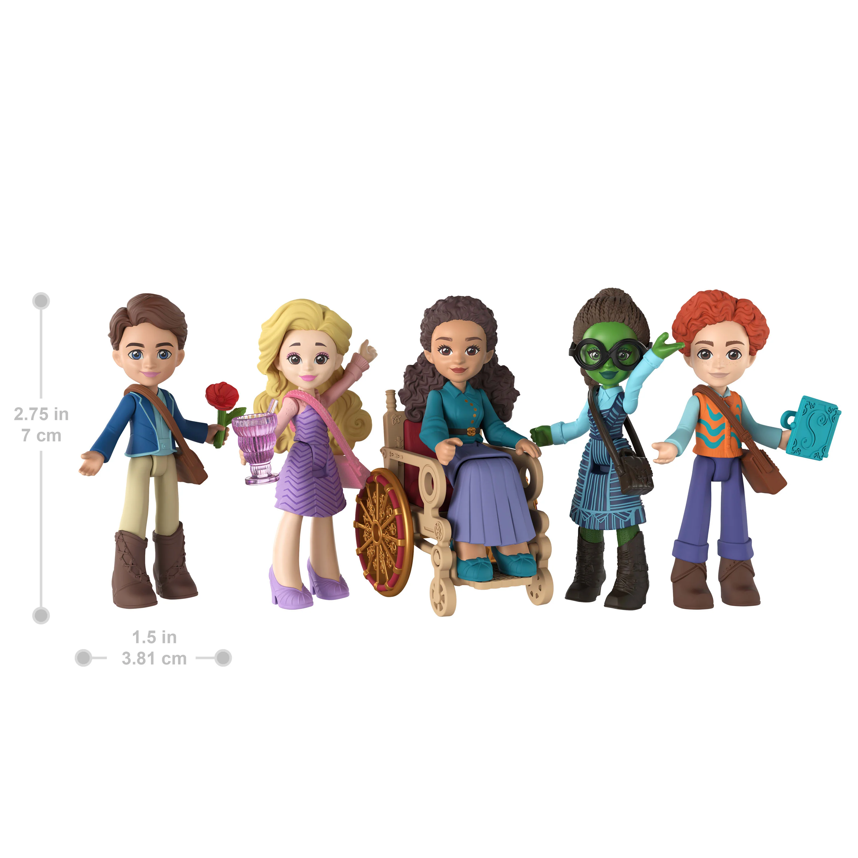 Universal Pictures’ Wicked Students Of Shiz 5 Small Doll Multipack, Inspired By The Movie - Image 2