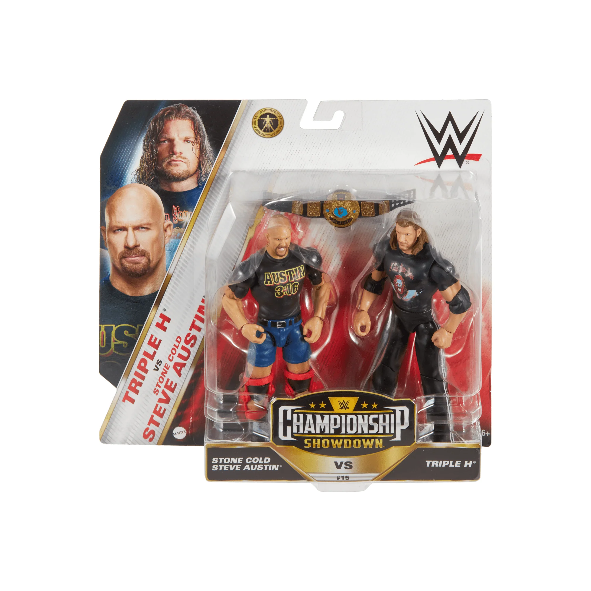 WWE Championship Showdown Stone Cold Steve Austin & Triple H 2-Pack - Image 2