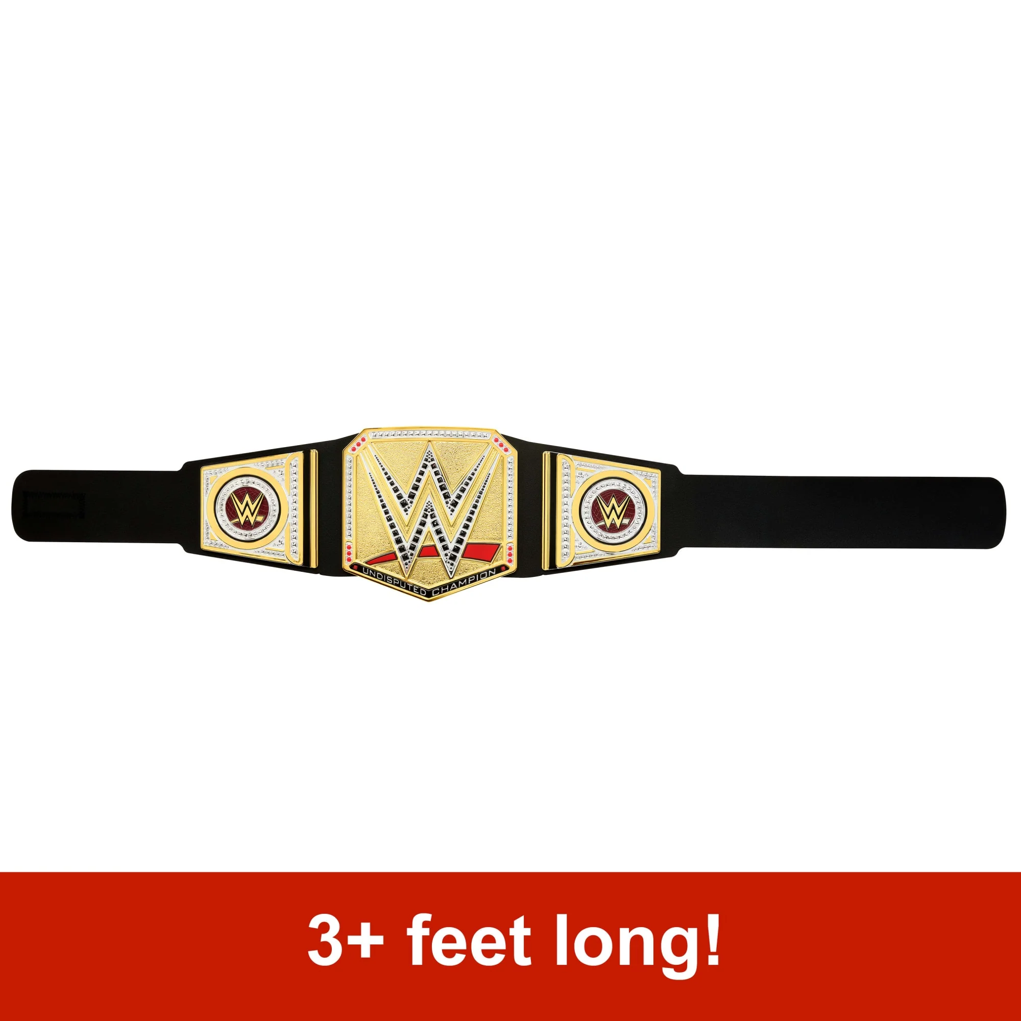 WWE Championship Title, Undisputed WWE Universal Role-Play & Costume, Leather-Like Belt - Image 3