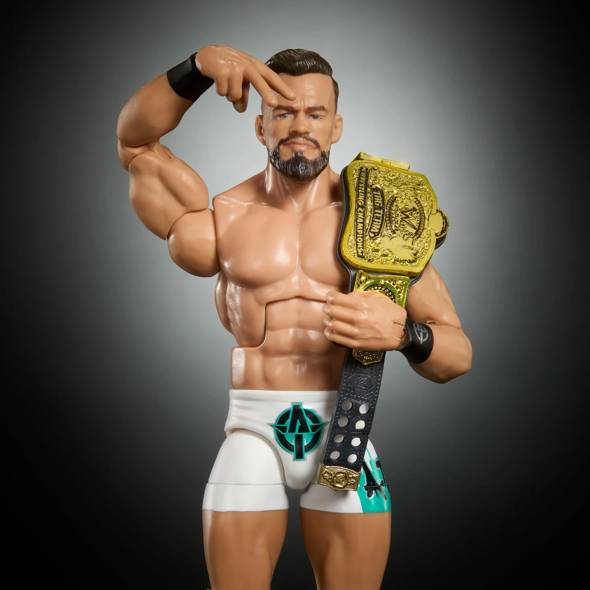WWE Elite Austin Theory Action Figure, Series #121, 6-Inch Collectible With Accessories - Image 3