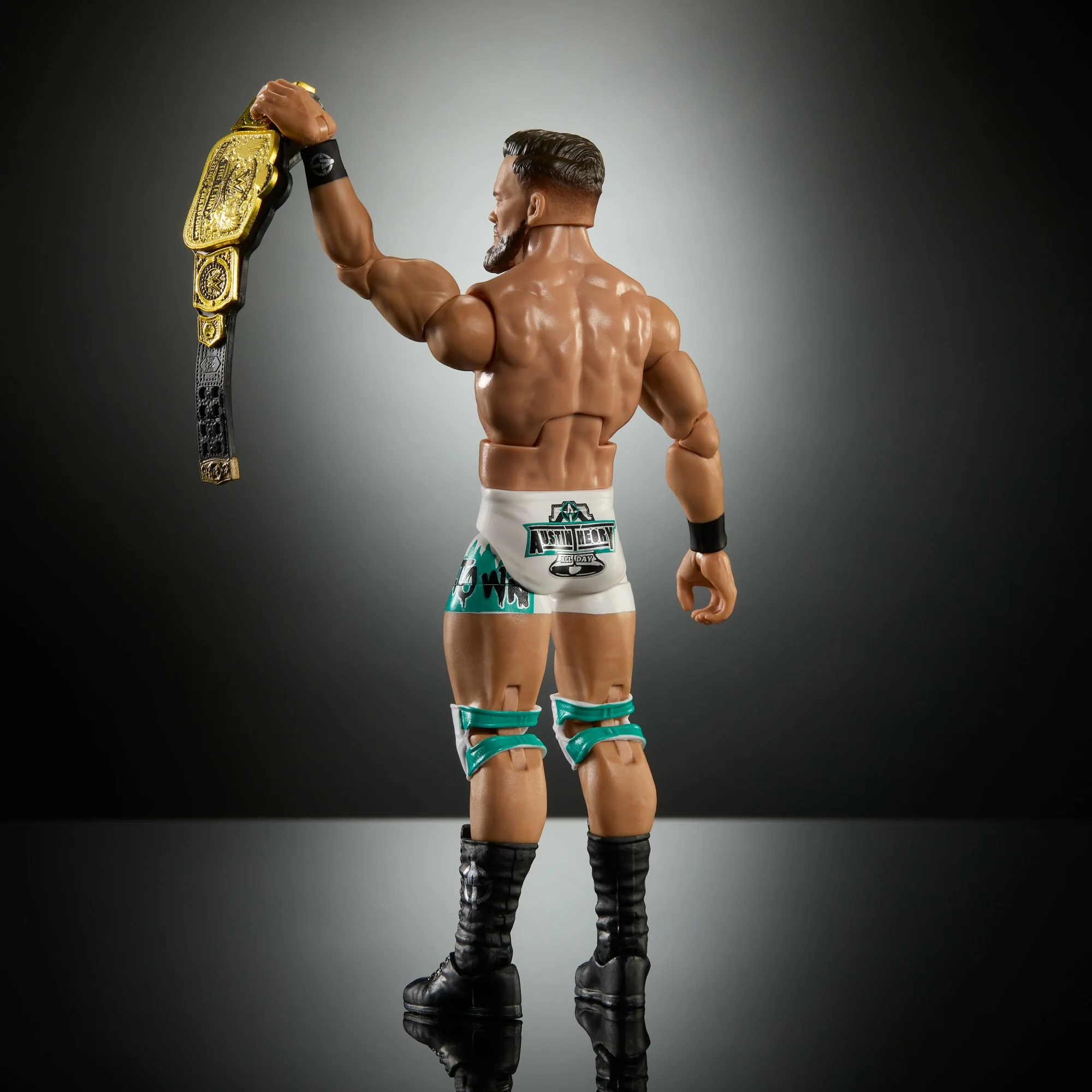 WWE Elite Austin Theory Action Figure, Series #121, 6-Inch Collectible With Accessories - Image 5