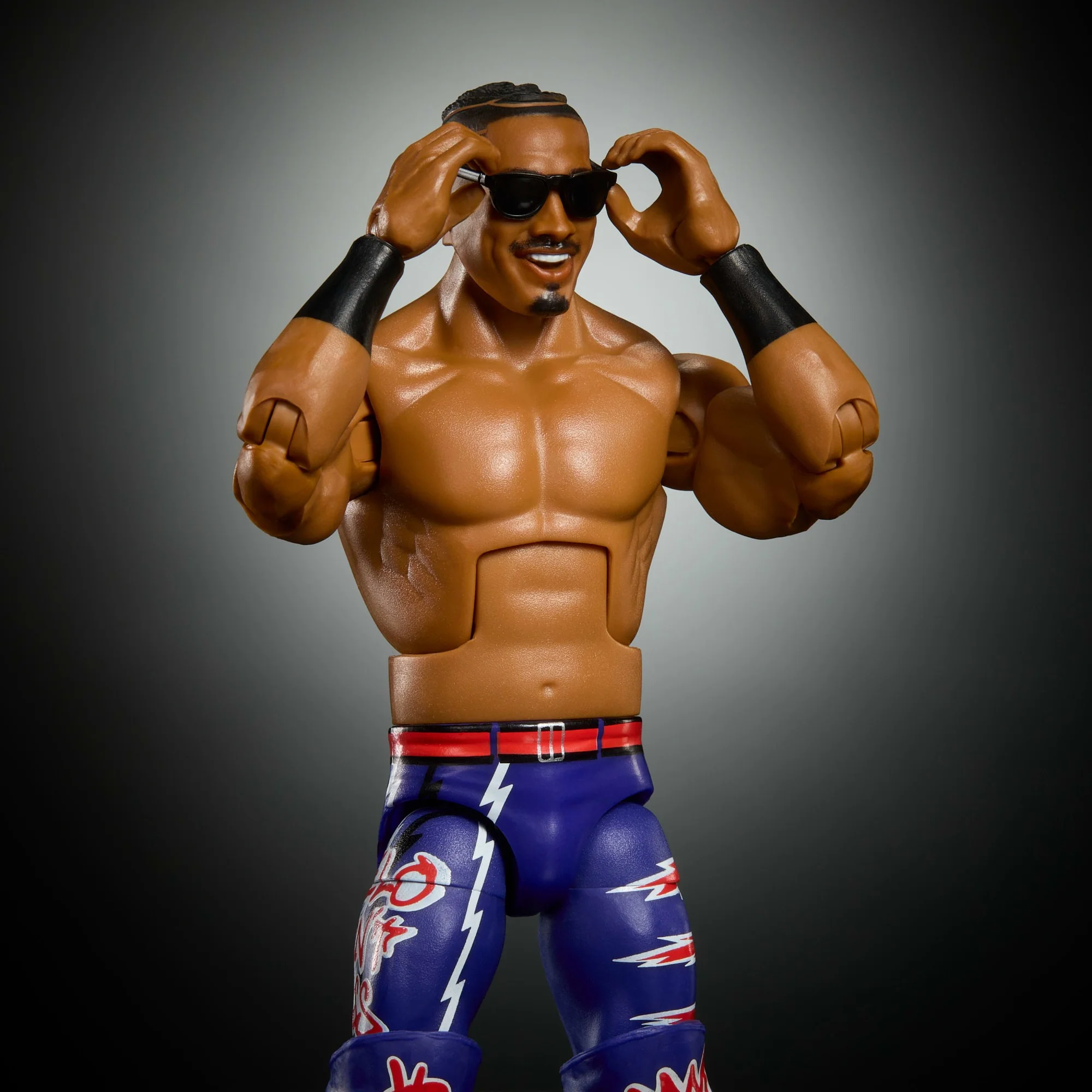 WWE Elite Carmelo Hayes Action Figure Series #121, 6-Inch Collectible With Accessories - Image 3