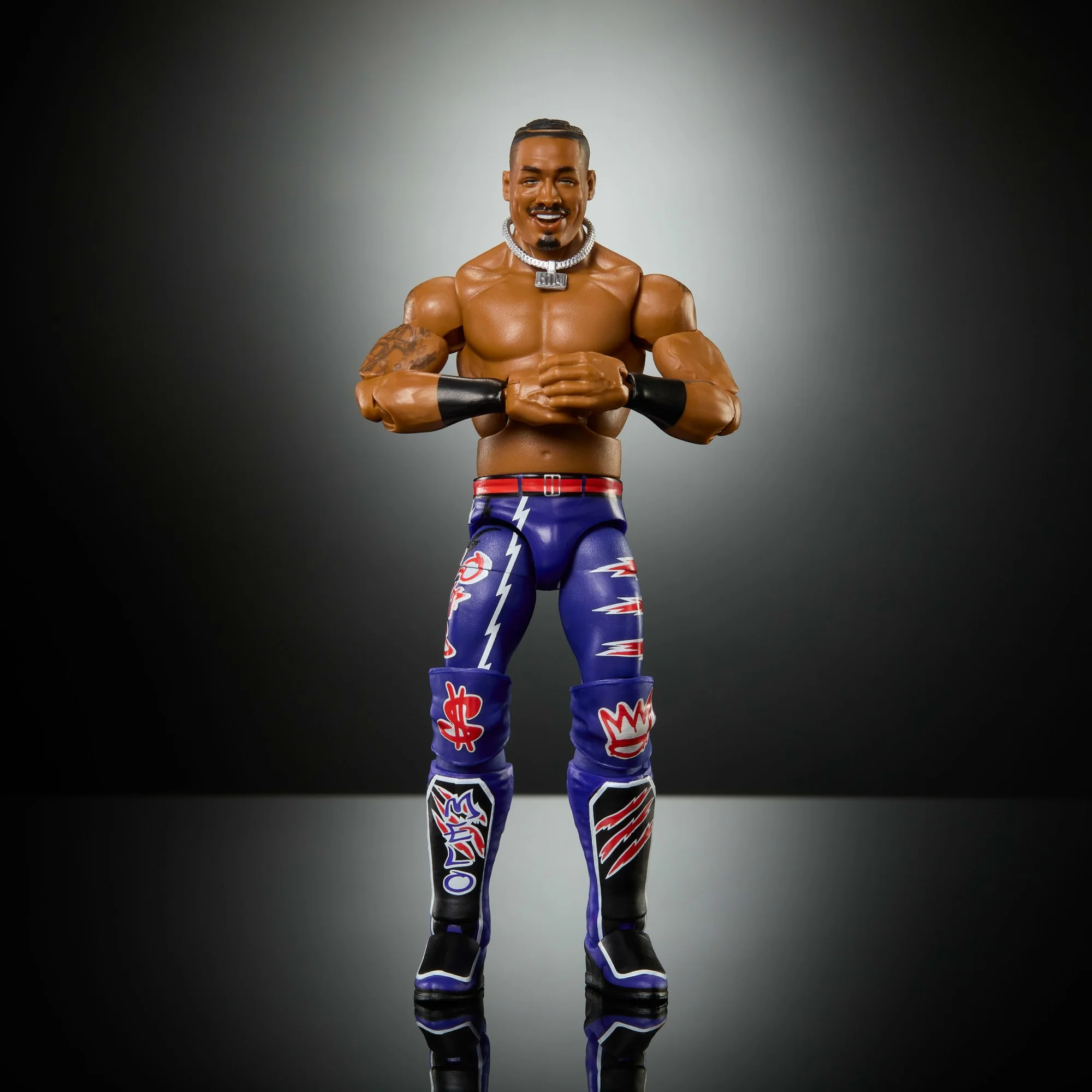 WWE Elite Carmelo Hayes Action Figure Series #121, 6-Inch Collectible With Accessories - Image 5