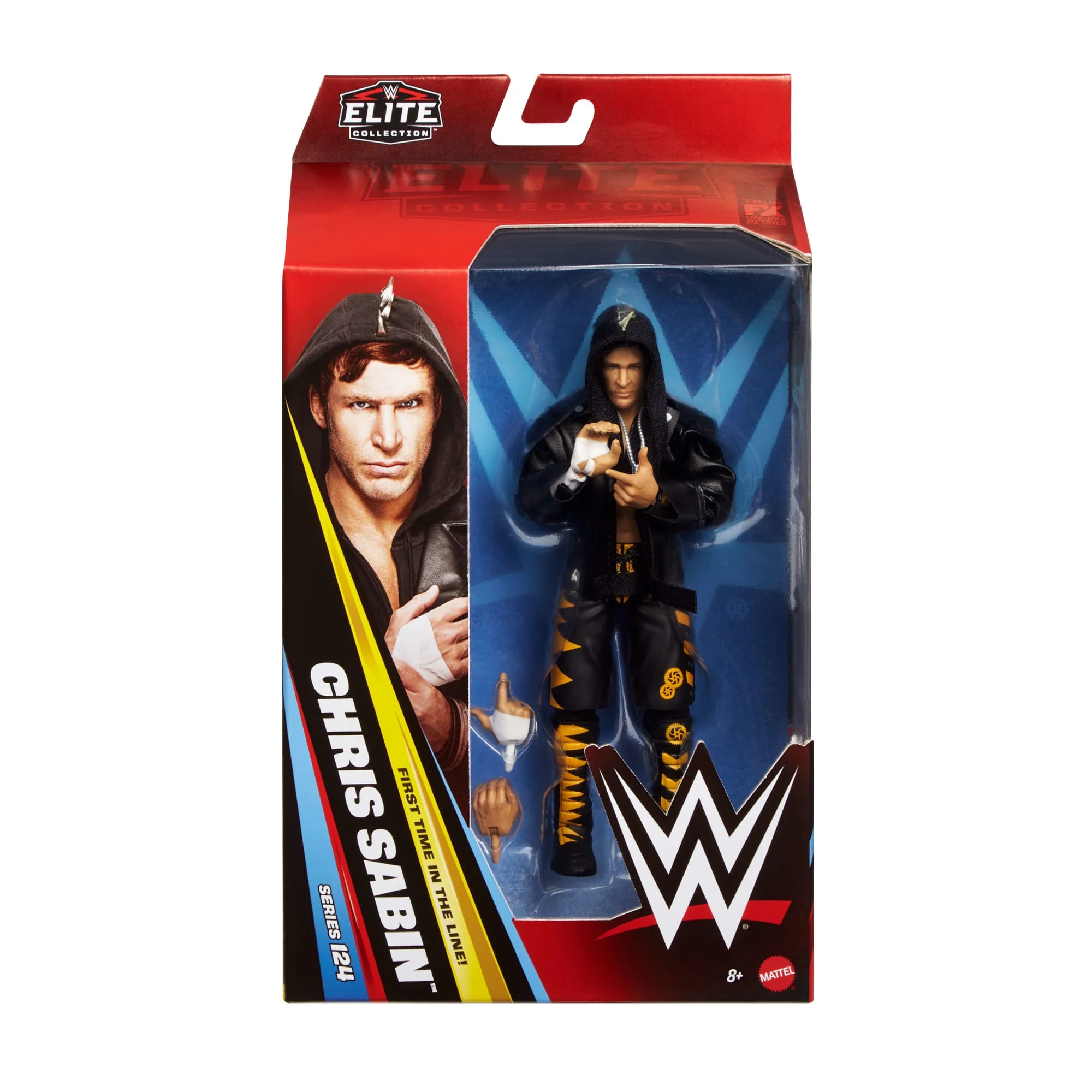 WWE Elite Chris Sabin Action Figure, Series #124, 6-Inch Collectible With Articulation & Accessories - Image 2