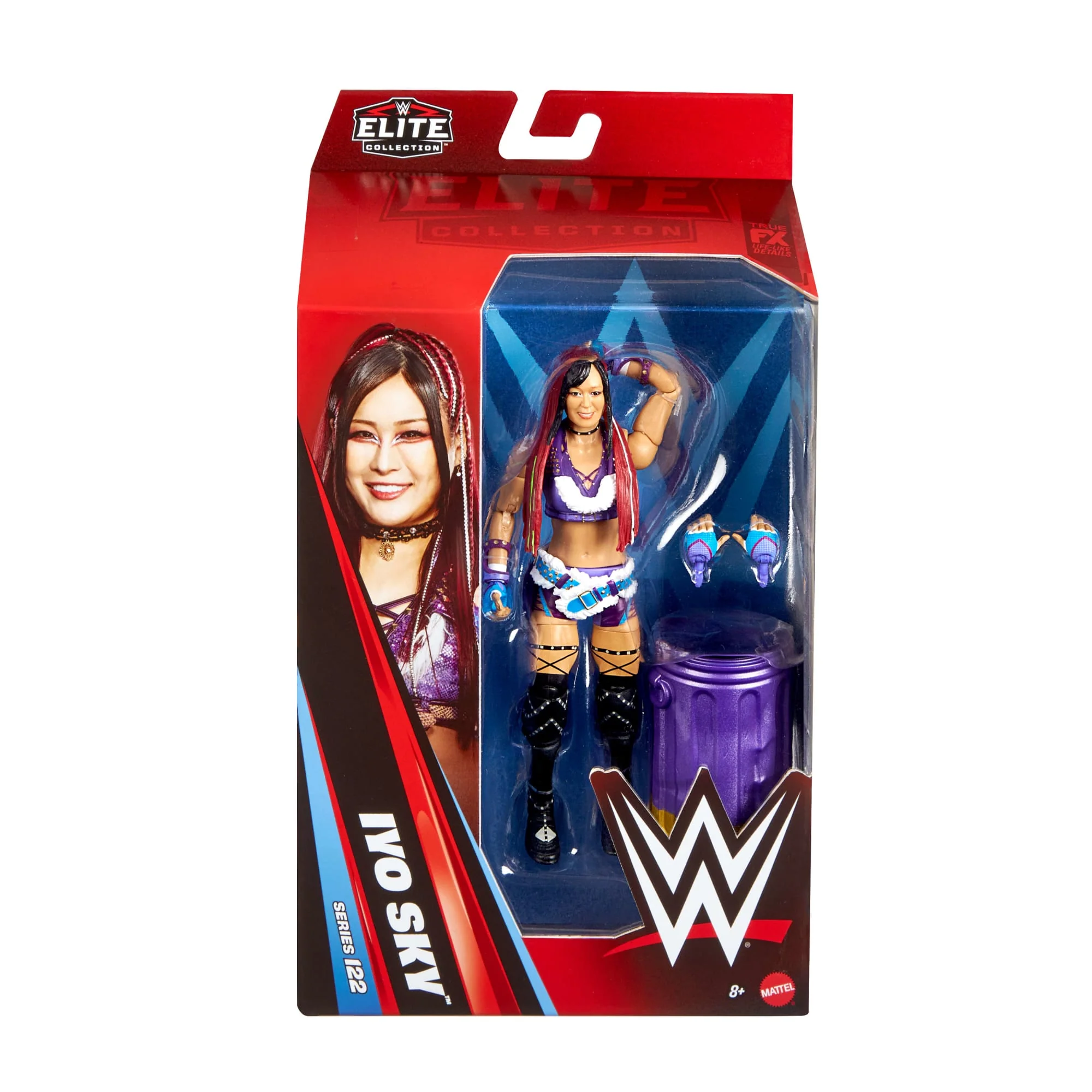 WWE Elite Iyo Sky Action Figure, Series #122 Set, 6-Inch Collectible With Articulation & Accessories - Image 6
