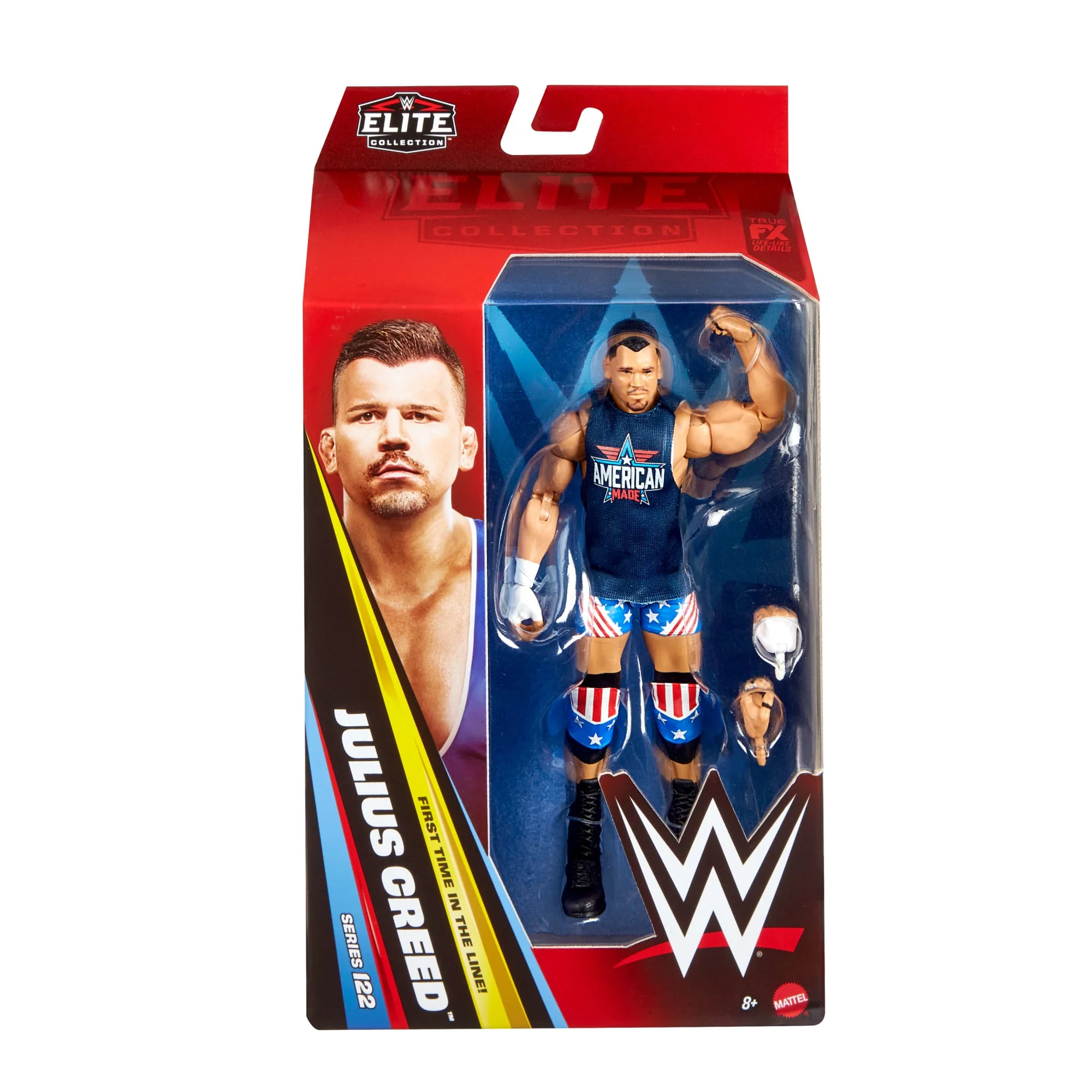 WWE Elite Julius Creed Action Figure, Series #122 Set, 6-Inch Collectible With Accessories - Image 6