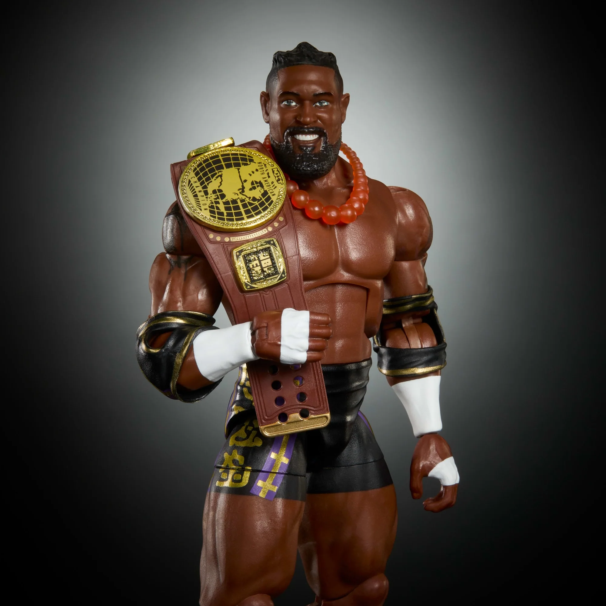 WWE Elite Oba Femi Action Figure, Series #121Set, 6-Inch Collectible With Accessories - Image 2