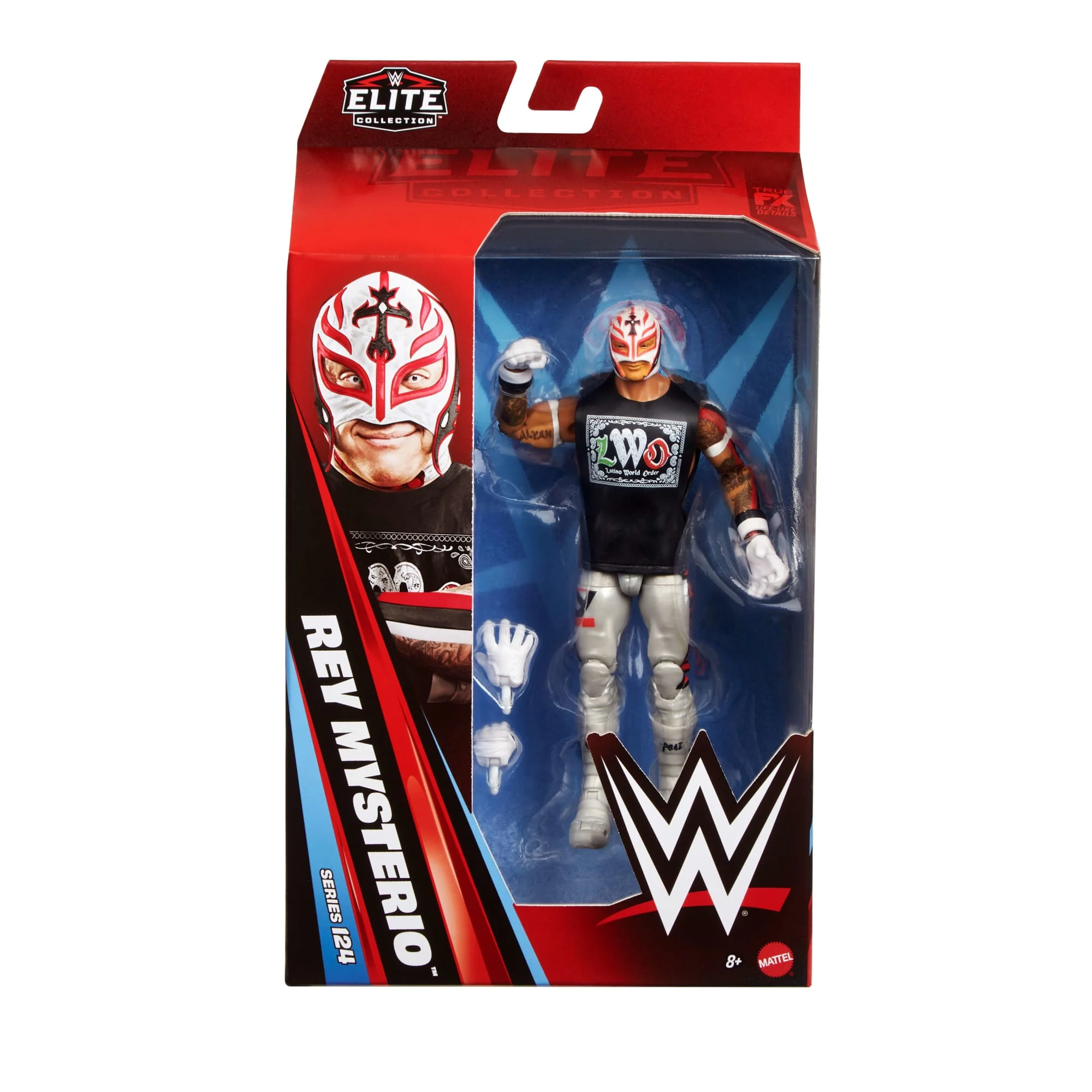 WWE Elite Rey Mysterio Action Figure, Series #125 Set, 6-Inch Collectible With Articulation & Accessories - Image 2