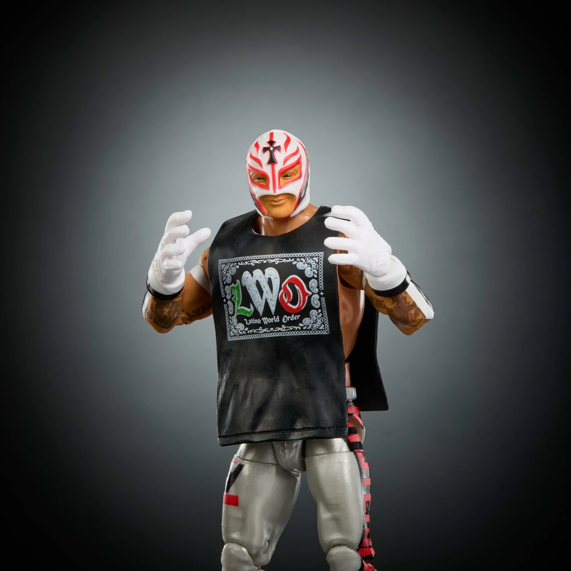 WWE Elite Rey Mysterio Action Figure, Series #125 Set, 6-Inch Collectible With Articulation & Accessories - Image 3