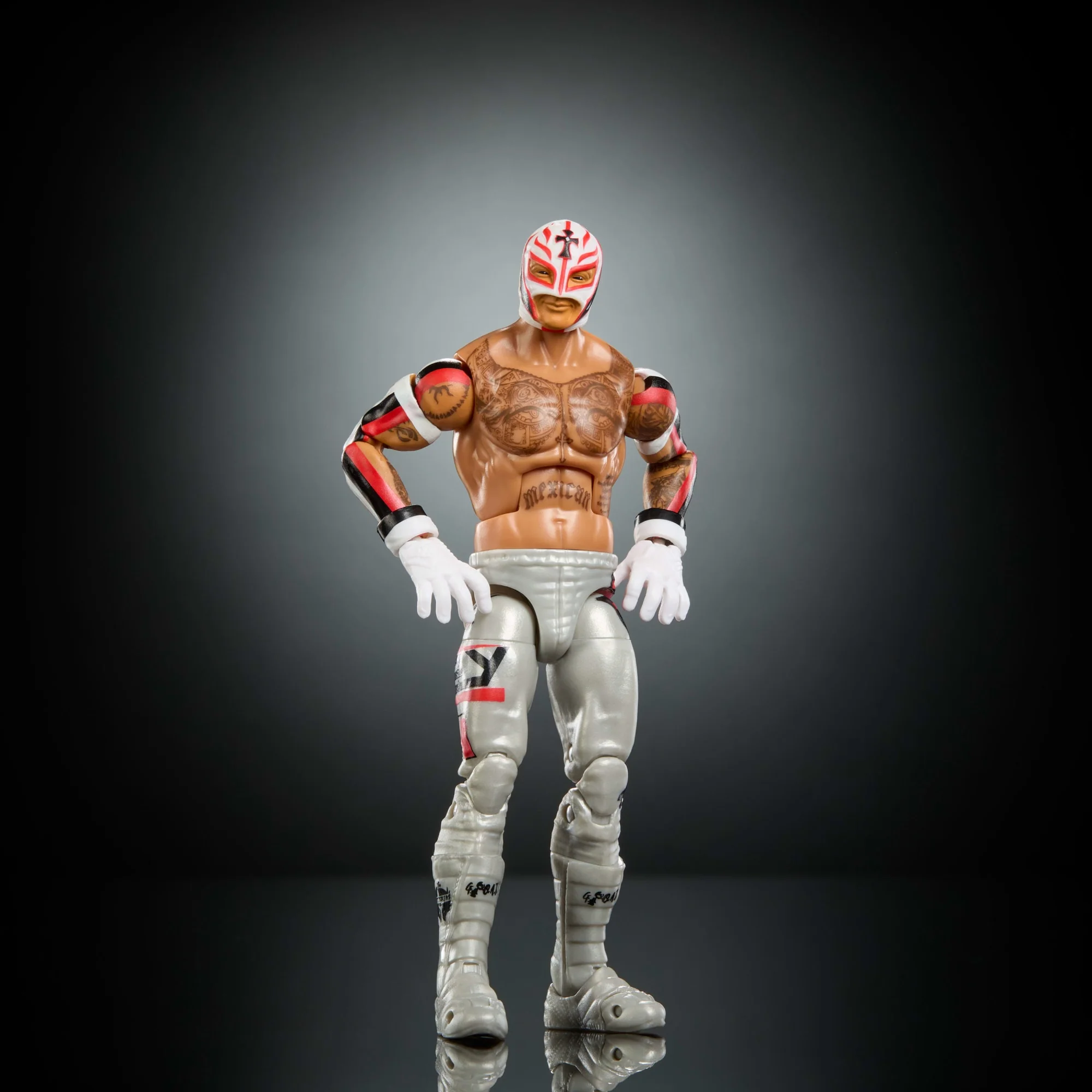 WWE Elite Rey Mysterio Action Figure, Series #125 Set, 6-Inch Collectible With Articulation & Accessories - Image 4
