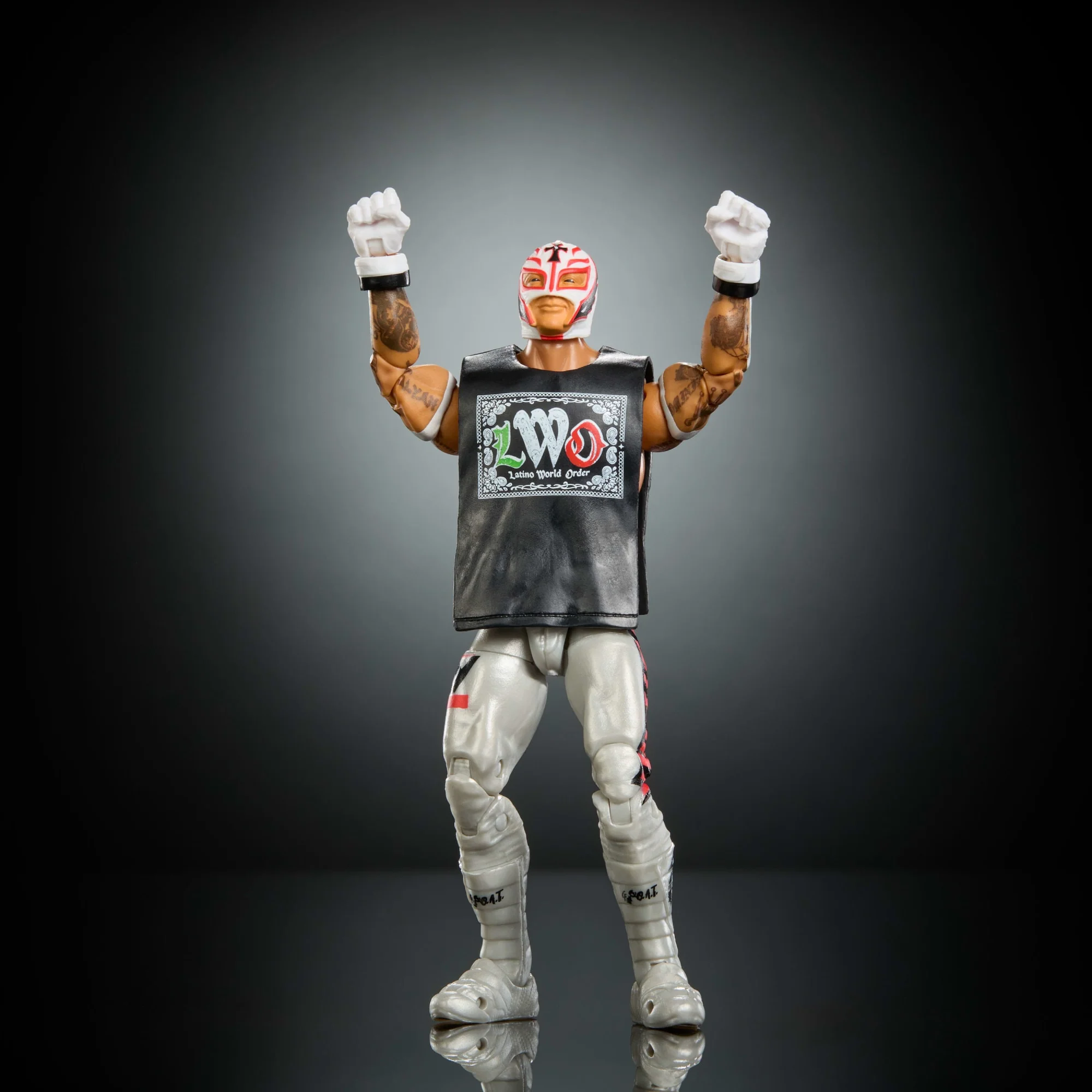 WWE Elite Rey Mysterio Action Figure, Series #125 Set, 6-Inch Collectible With Articulation & Accessories - Image 5