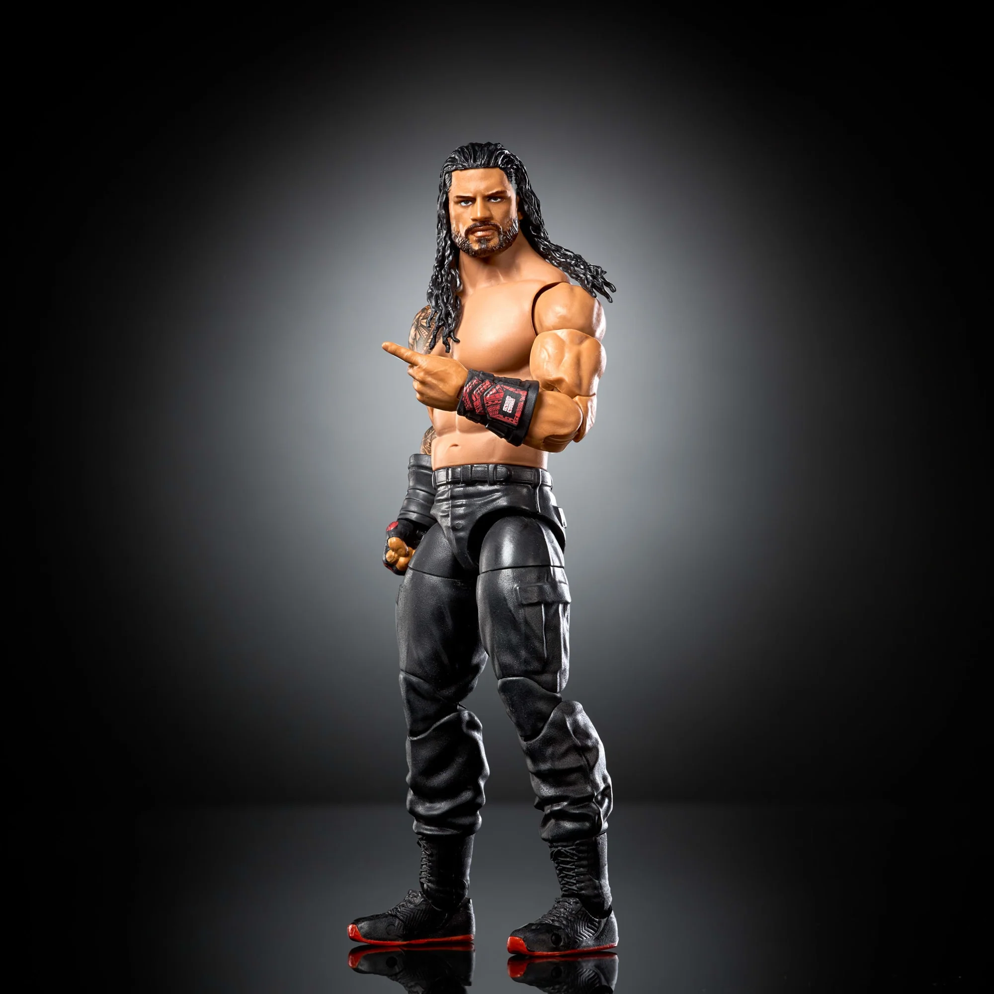 WWE Elite Roman Reigns Action Figure, Series #123 Set, 6-Inch Collectible With Accessories - Image 5