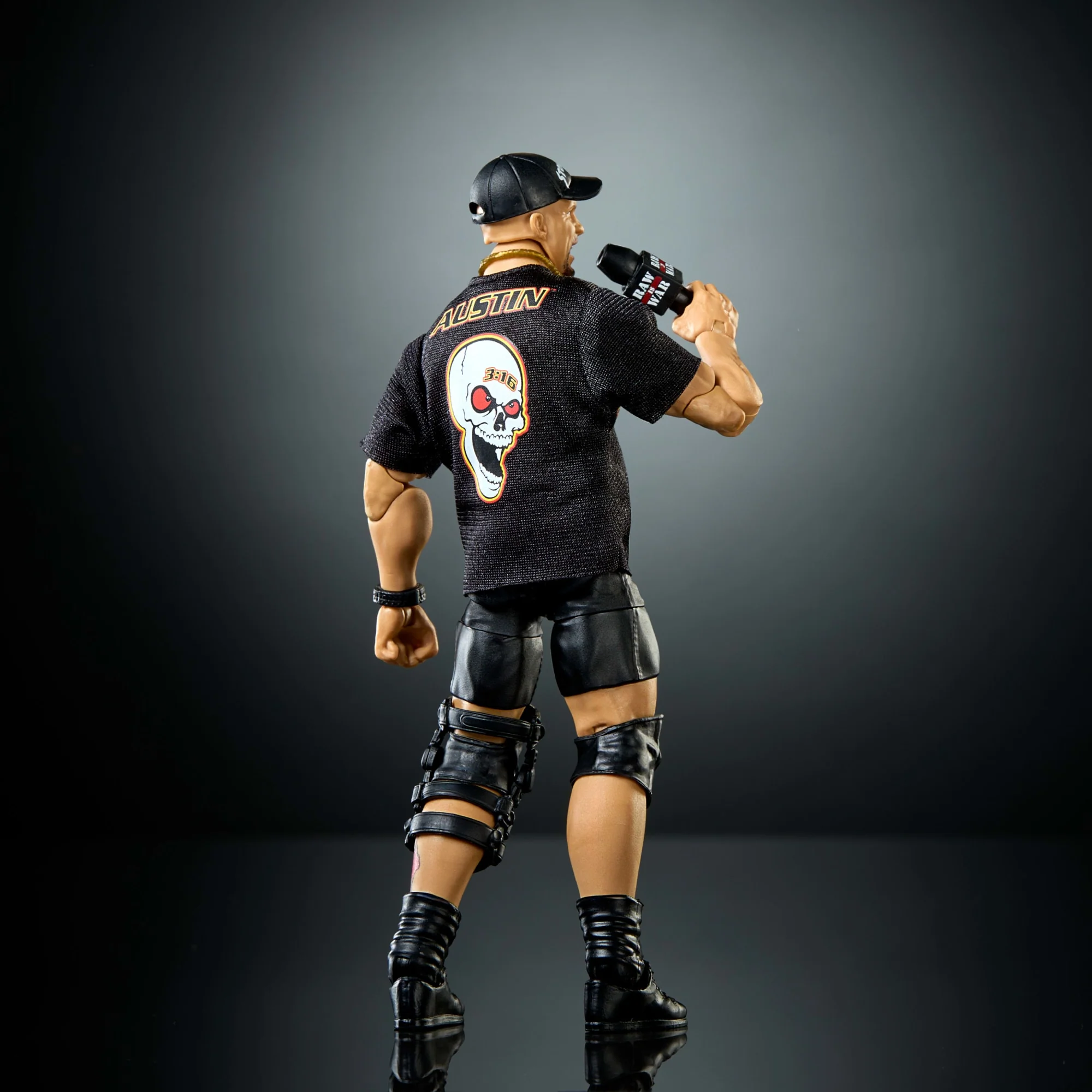 WWE Elite “Stone Cold” Steve Austin Action Figure, Series #122, 6-Inch Collectible With Accessories - Image 3
