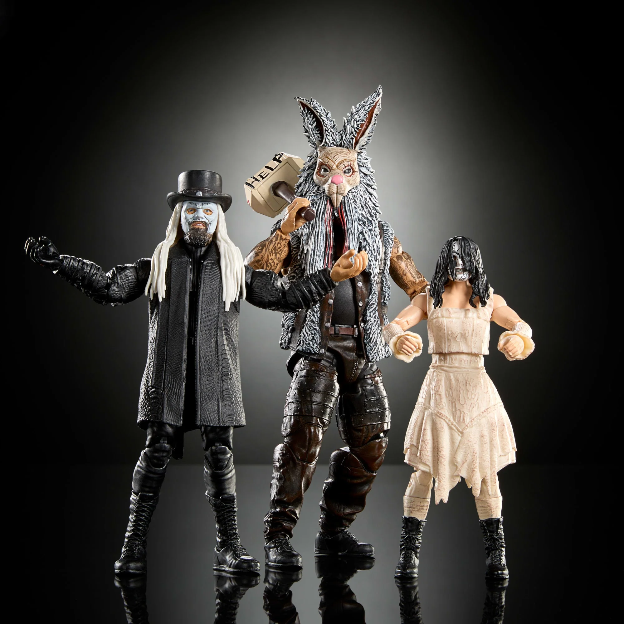 WWE Elite Collection Wyatt Sicks Set Of 3 Collectible 6-Inch Action Figures & Accessories - Image 2