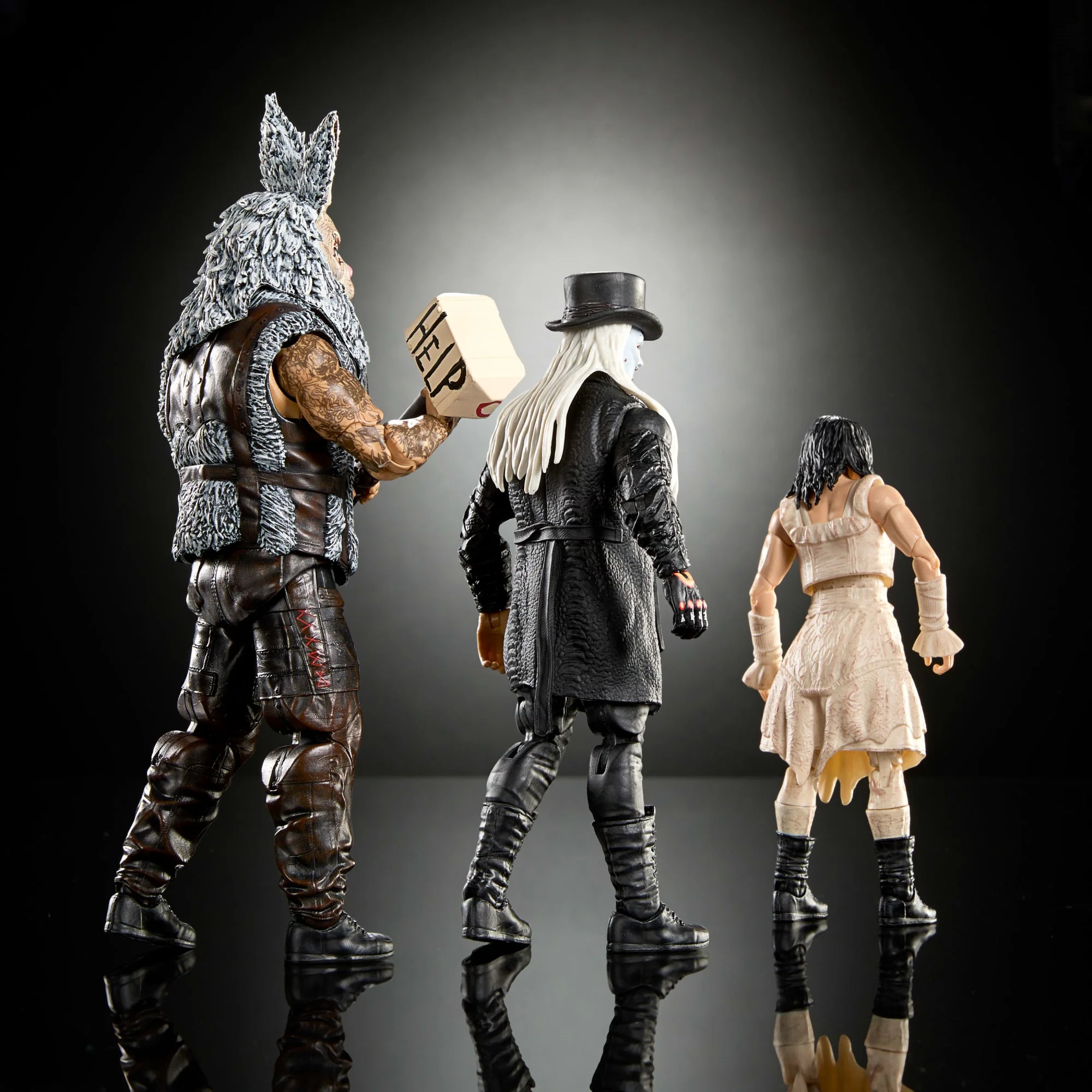 WWE Elite Collection Wyatt Sicks Set Of 3 Collectible 6-Inch Action Figures & Accessories - Image 4