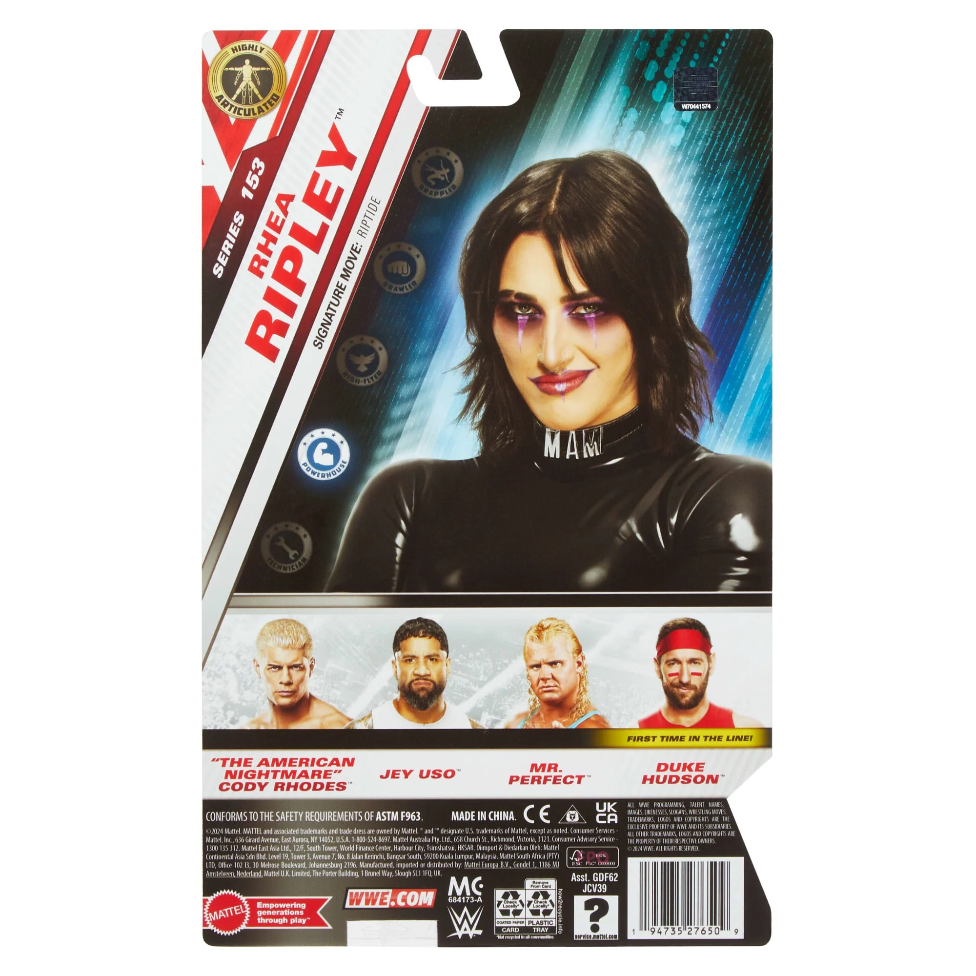 Wwe-Main Event Main Event Rhea Ripley-Figurine Articulée - Image 6