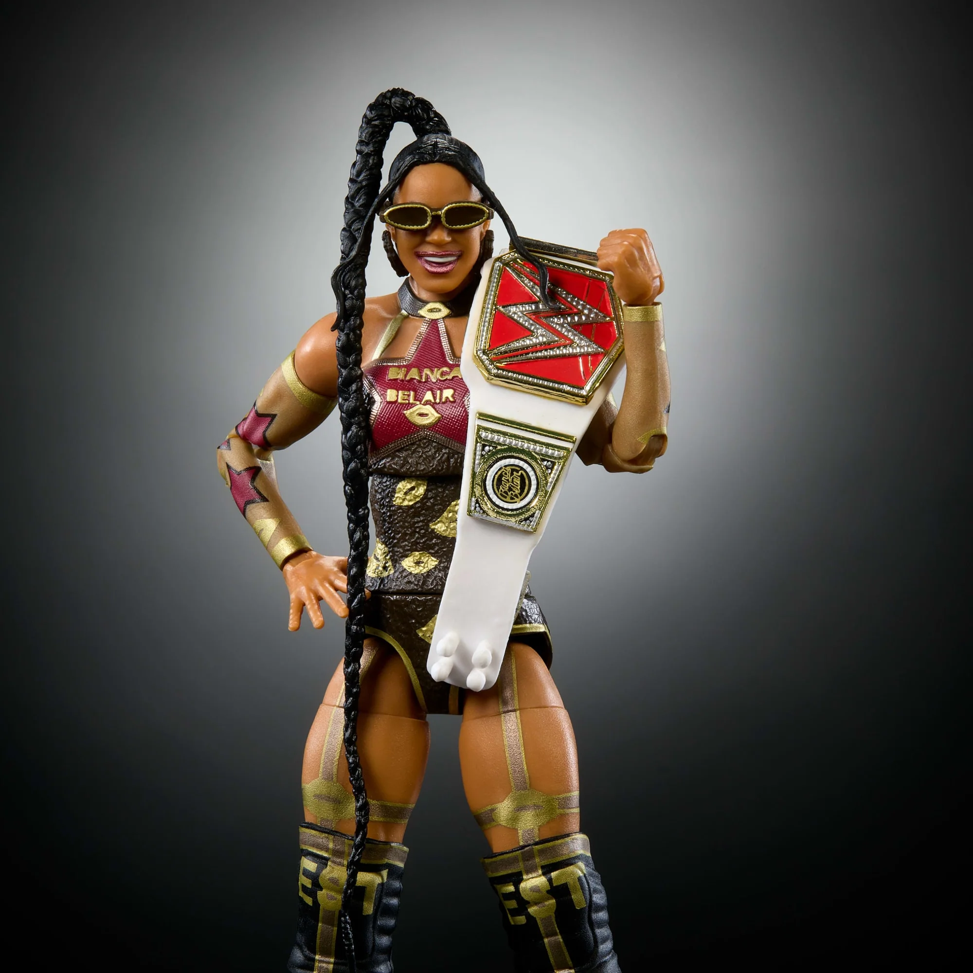 Wwe-Élite Wrestlemania-Bianca Belair-Figurine Premium Live Event - Image 3