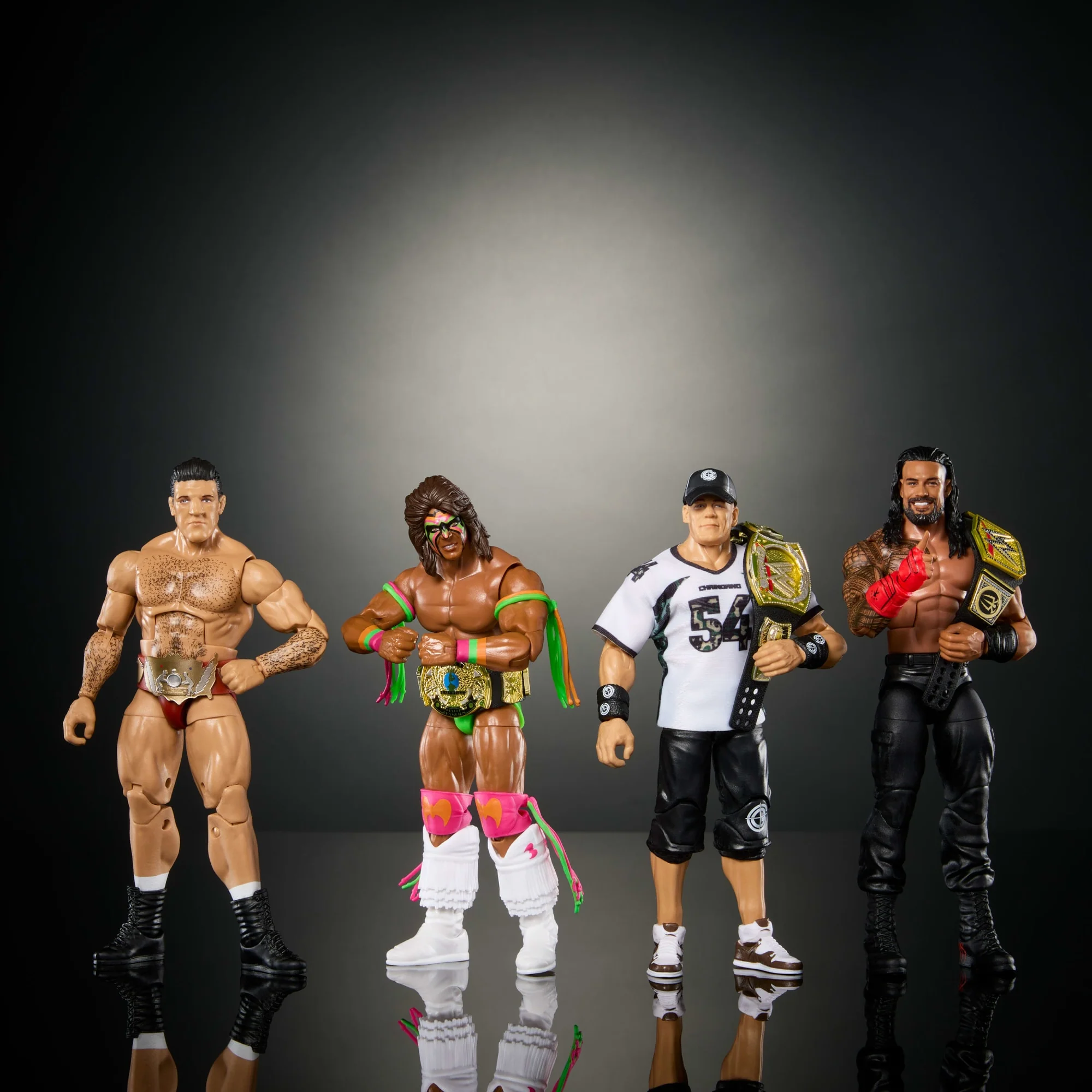 Mattel WWE Hall Of Champions 4-Pack Action Figures & Accessories, 6-inch Collectibles Set - Image 3
