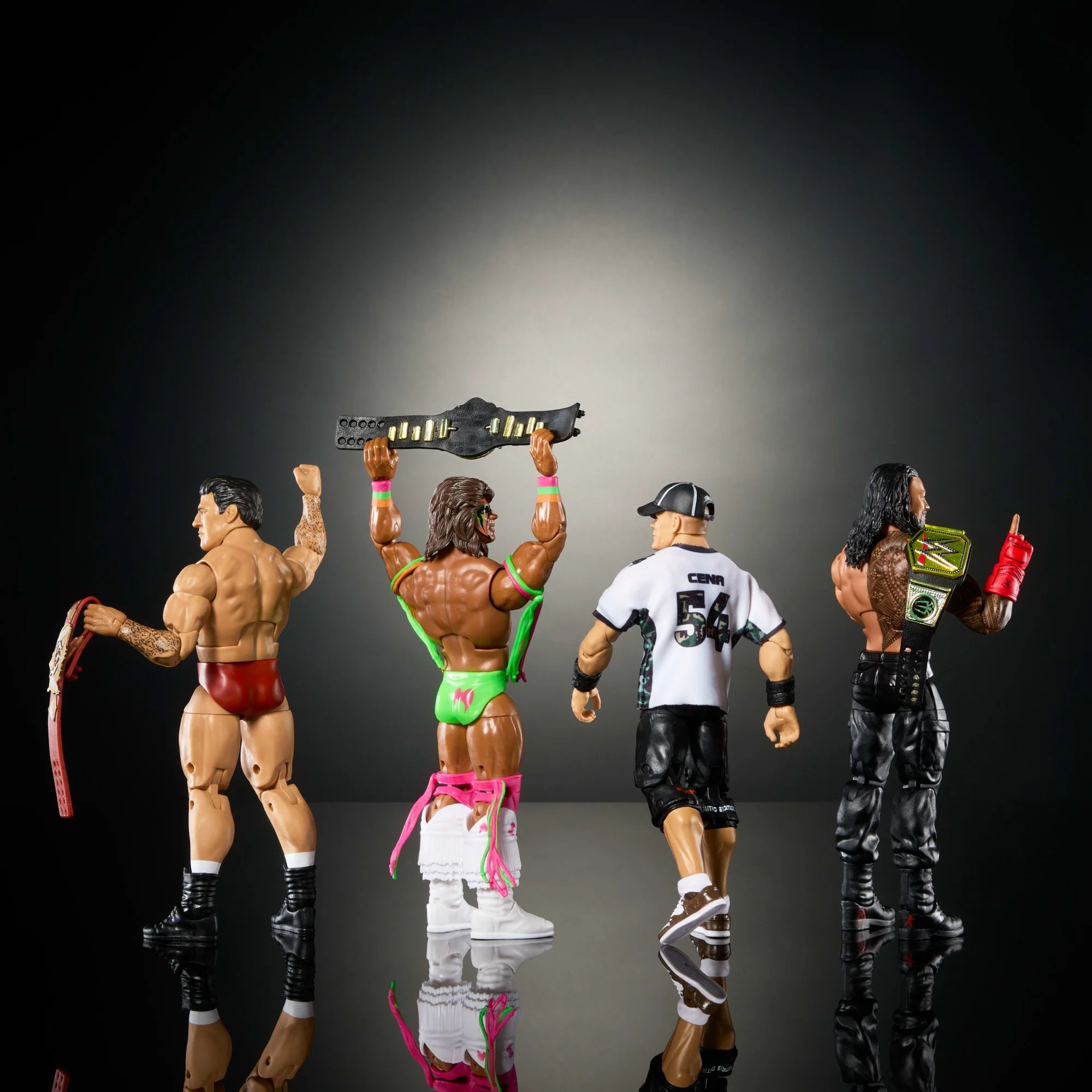 Mattel WWE Hall Of Champions 4-Pack Action Figures & Accessories, 6-inch Collectibles Set - Image 5