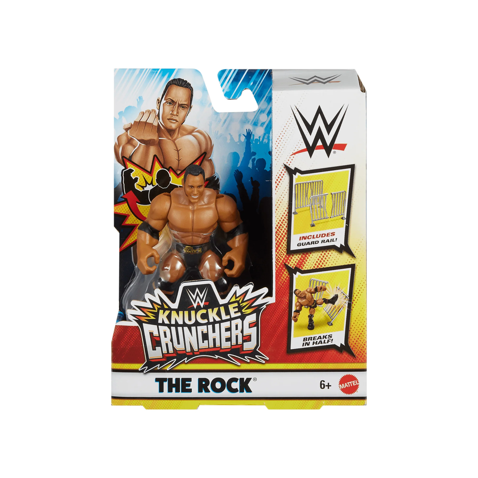Wwe®  Knuckle Crunchers™  Figurine Articulée et Access.  The Rock® - Image 2