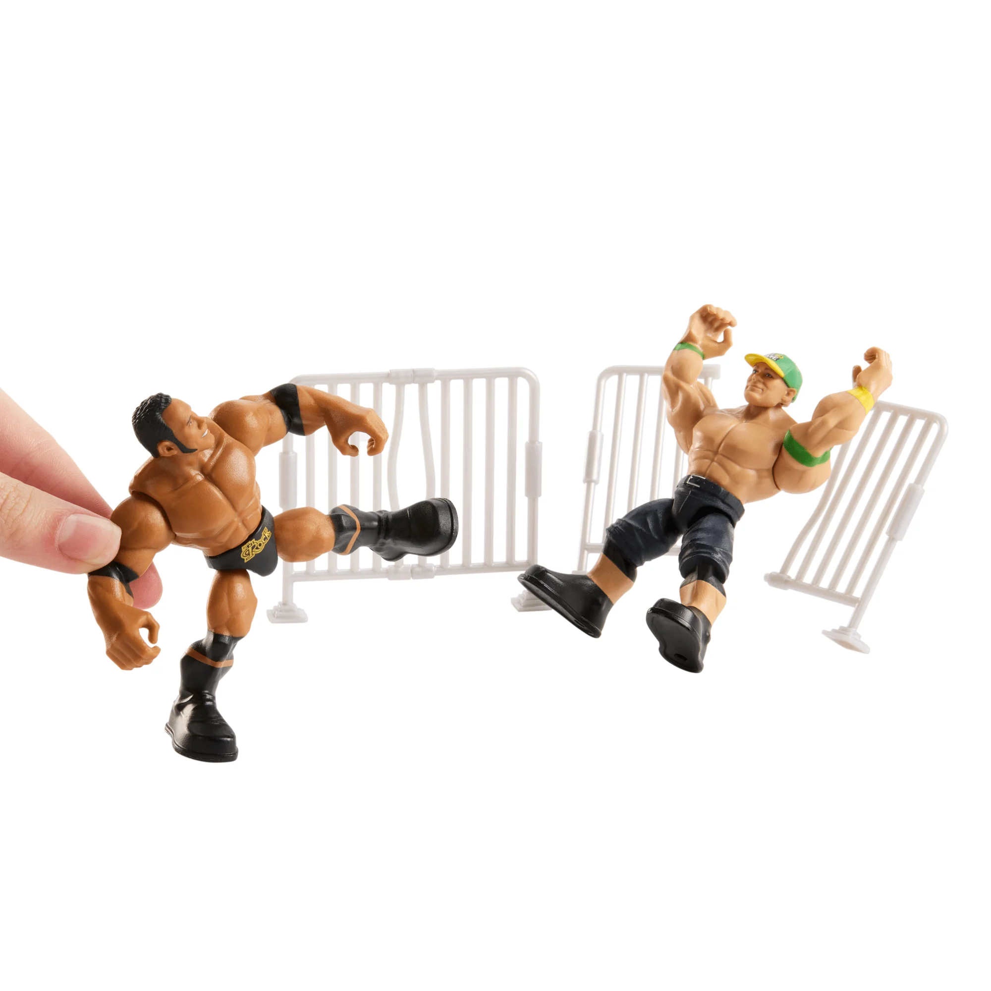 WWE Action Figure Knuckle Crunchers John Cena With Battle Accessory - Image 3
