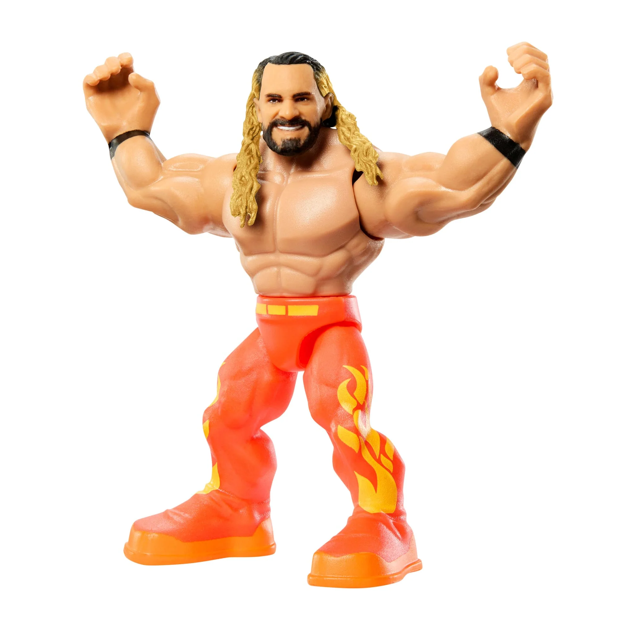 WWE Knuckle Crunchers Rebound Ring & Action Figure, Playset With Seth Rollins Mini Figure - Image 2