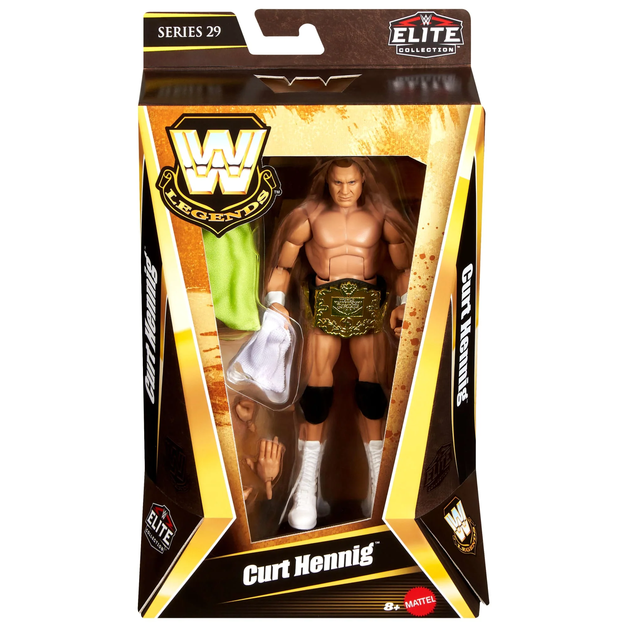 WWE Elite Legends Curt Hennig Action Figure & Accessories, Series 29 6-Inch Collectible Set - Image 2