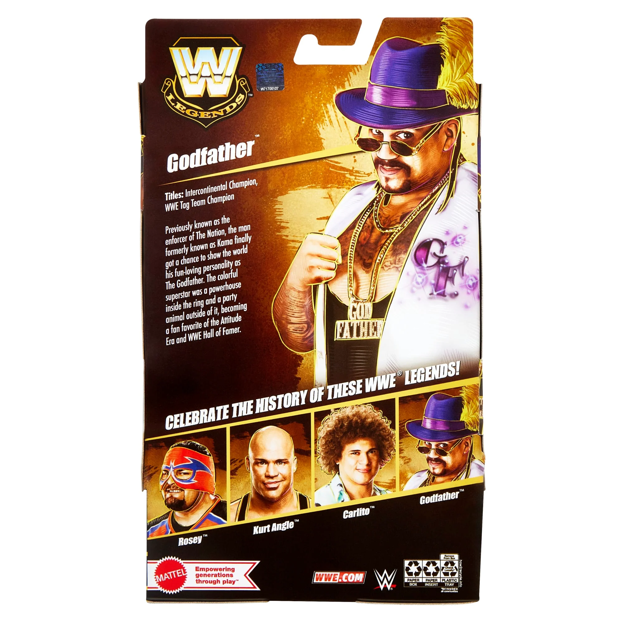 Wwe  Collection Elite  Legends  Série26  Figurine  Godfather - Image 3
