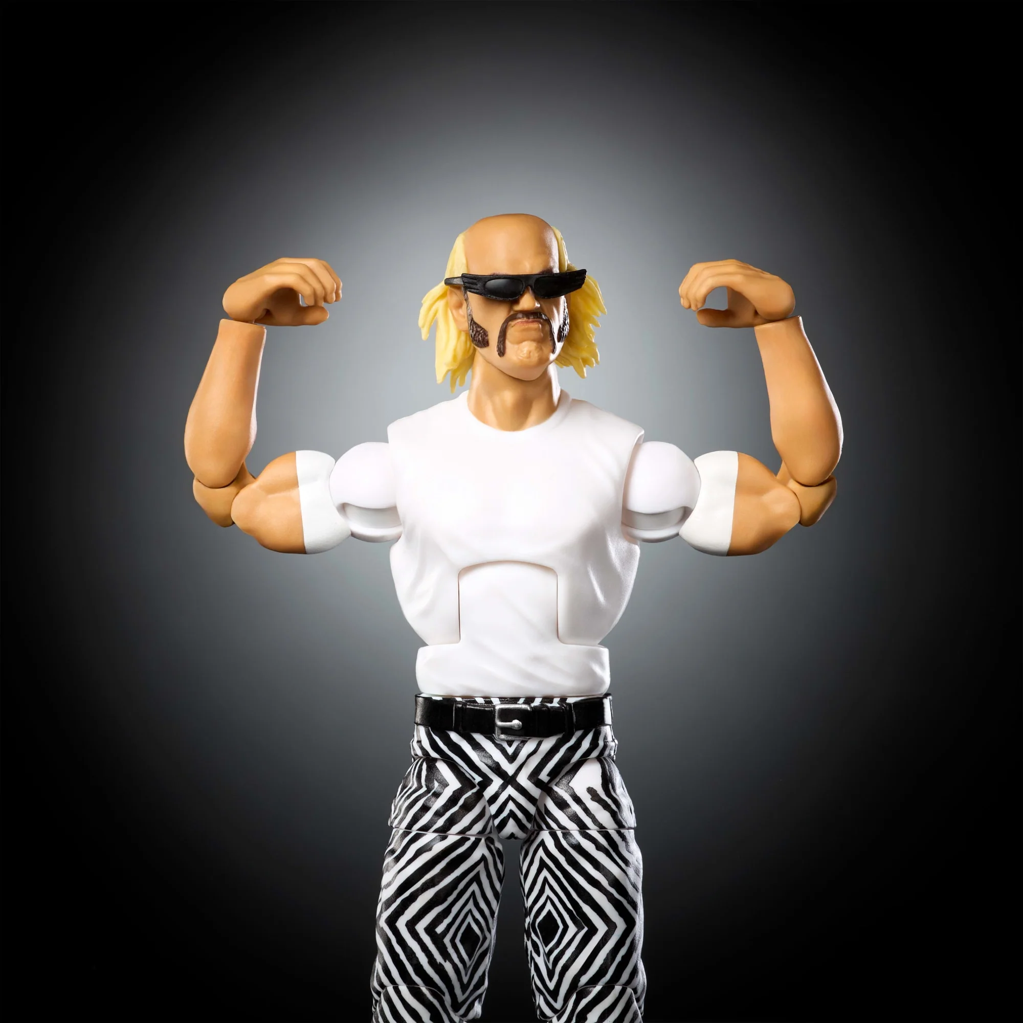 WWE Elite Legends Jesse “The Body” Ventura Action Figure & Accessories, Series 30 6-Inch Set - Image 3