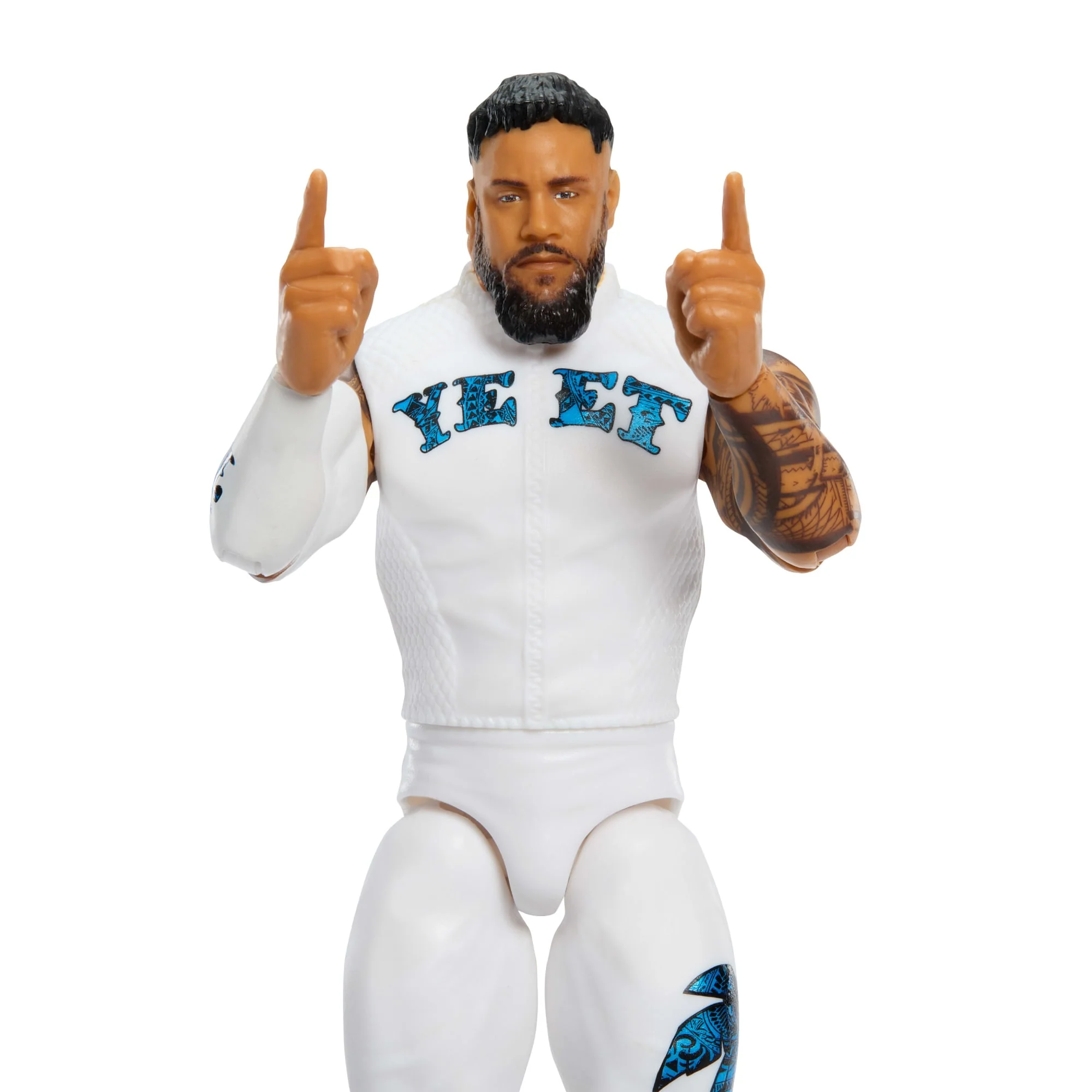 WWE Jey Uso Action Figure, Main Event Series #161, 6-Inch Collectible With Articulation - Image 3