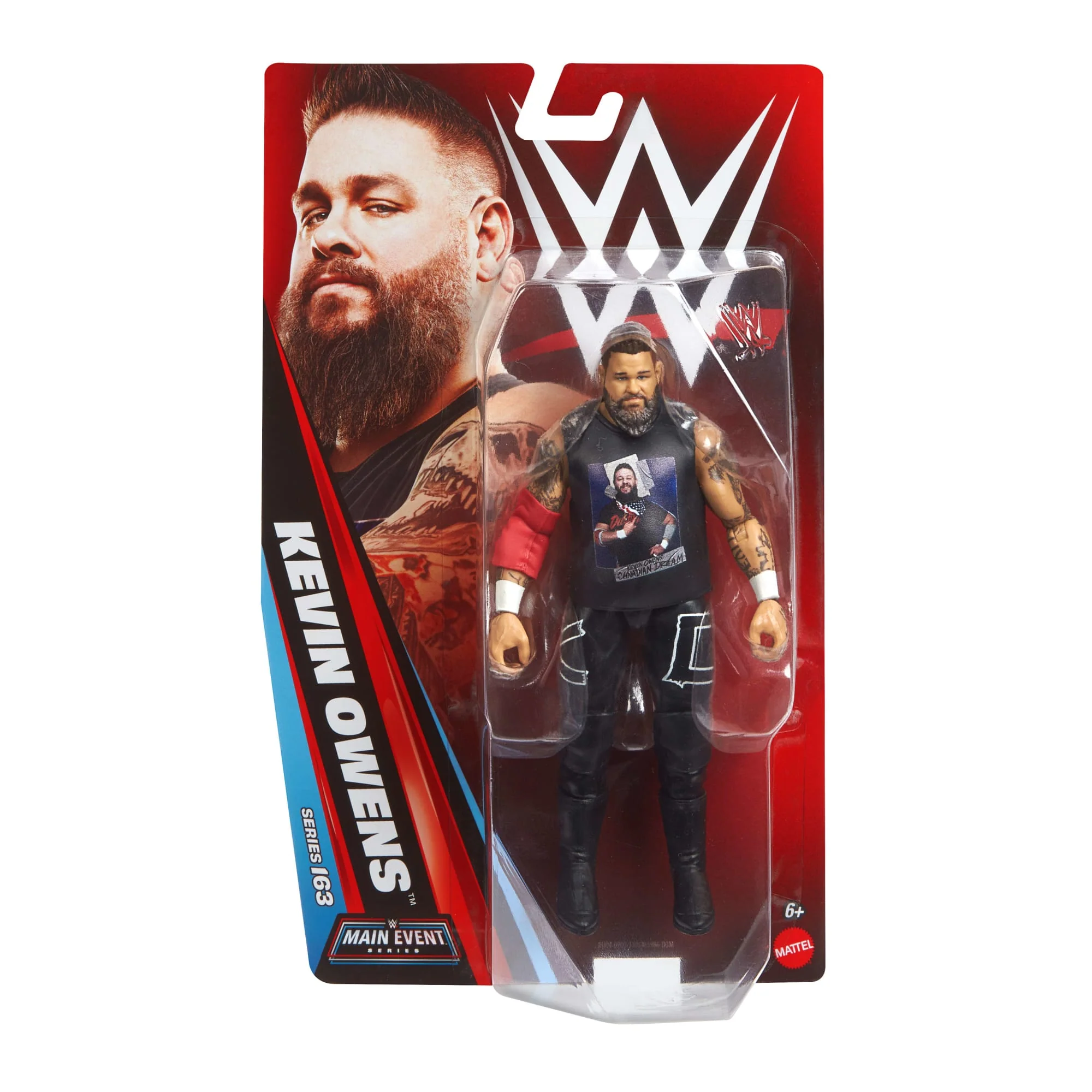 WWE Kevin Owens Action Figure, Main Event Series #163, 6-Inch Collectible With Articulation - Image 2