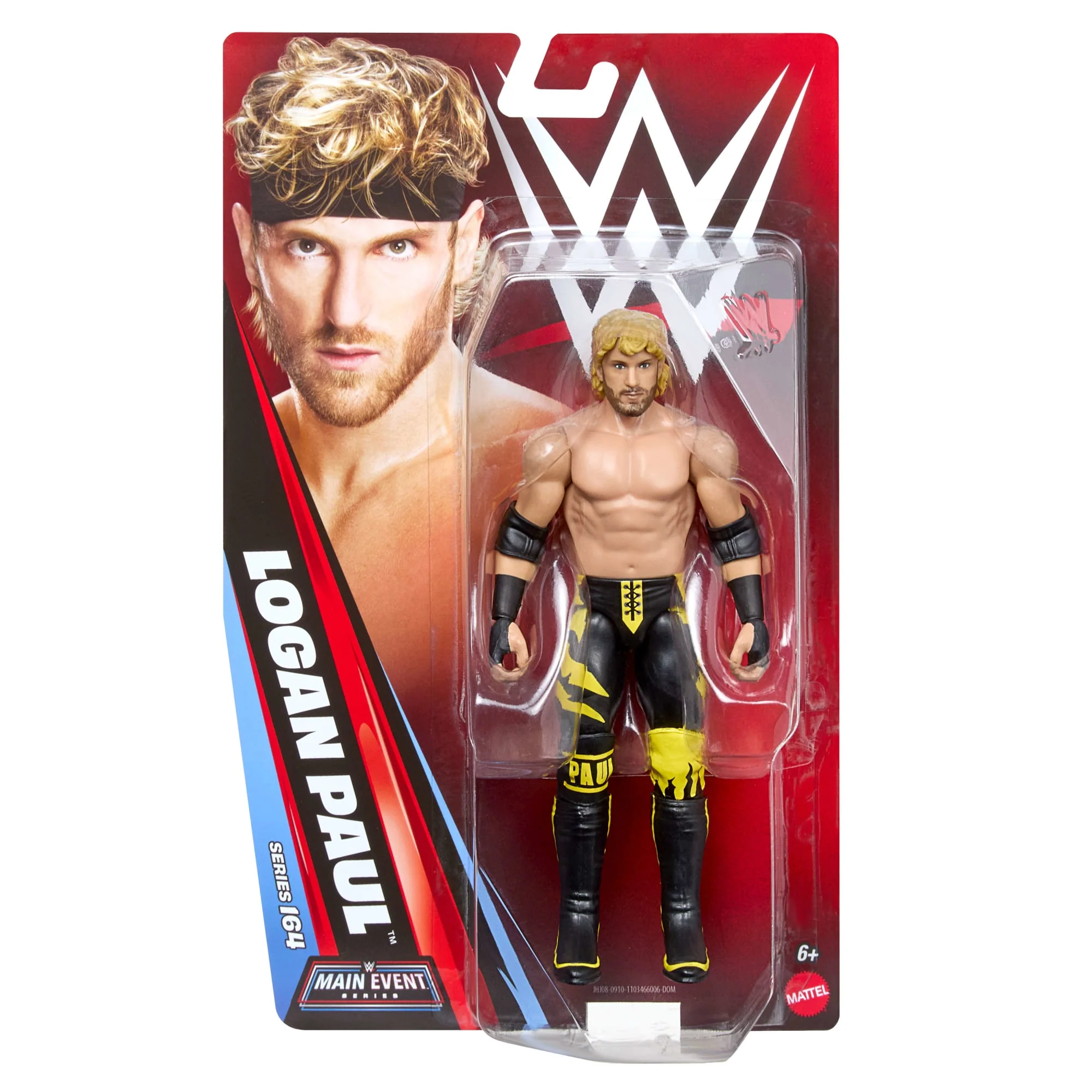 WWE Logan Paul Action Figure, Main Event Series #164, 6-Inch Collectible With Articulation - Image 2