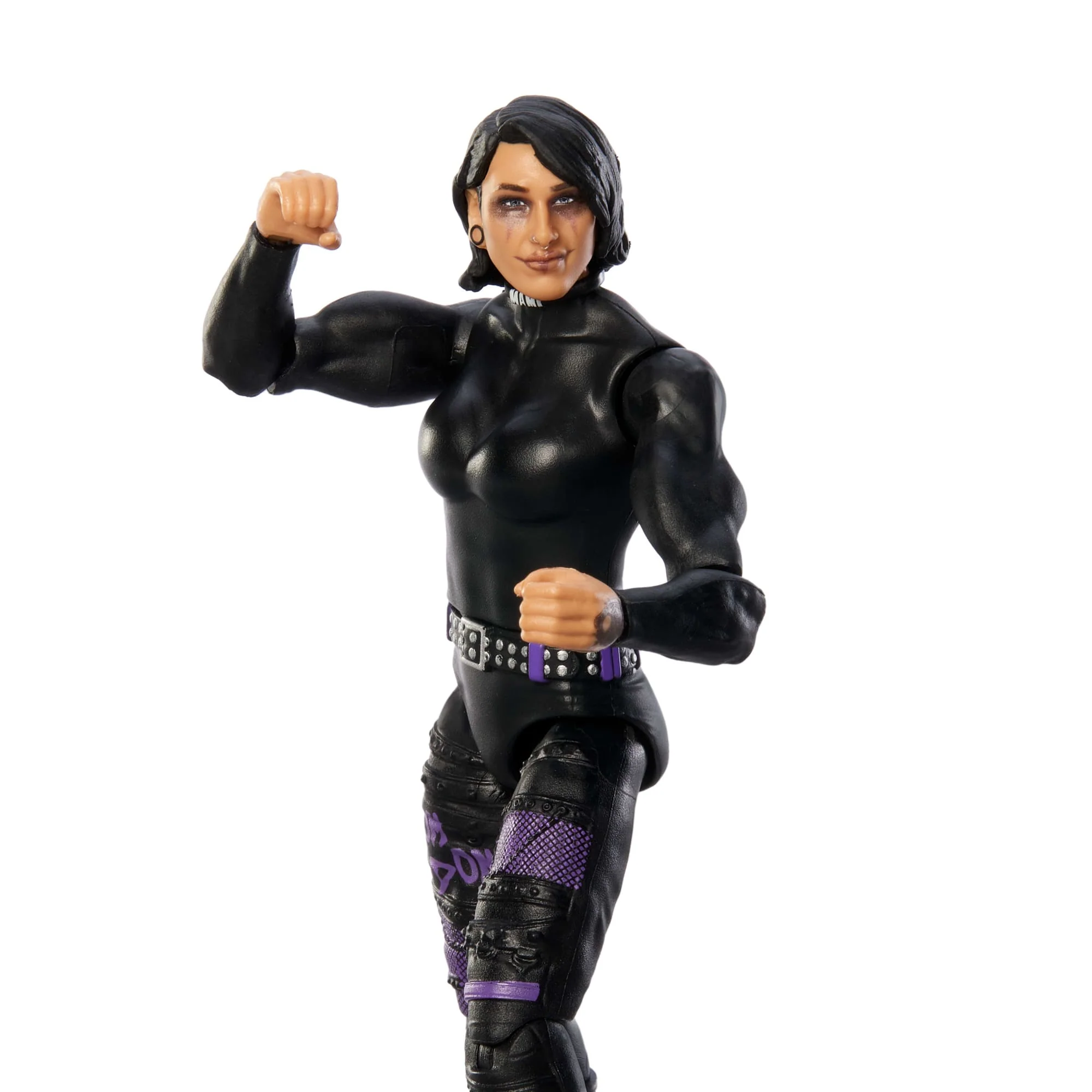 WWE Rhea Ripley Action Figure, Main EVent Series #153 6-inch Collectible Superstar With Articulation - Image 3