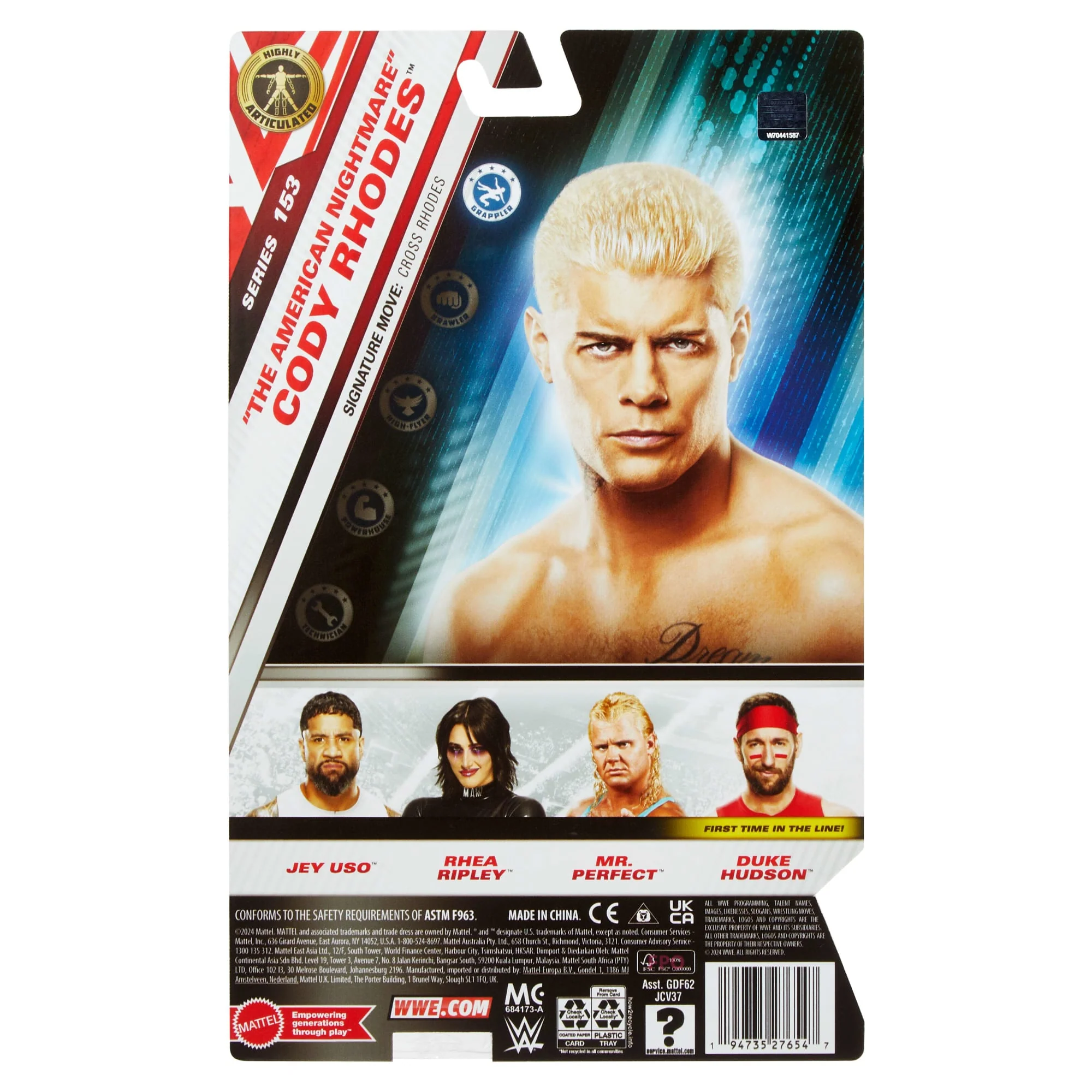 WWE Cody Rhodes Action Figure, Main EVent Series #153 6-inch Collectible Superstar With Articulation - Image 6