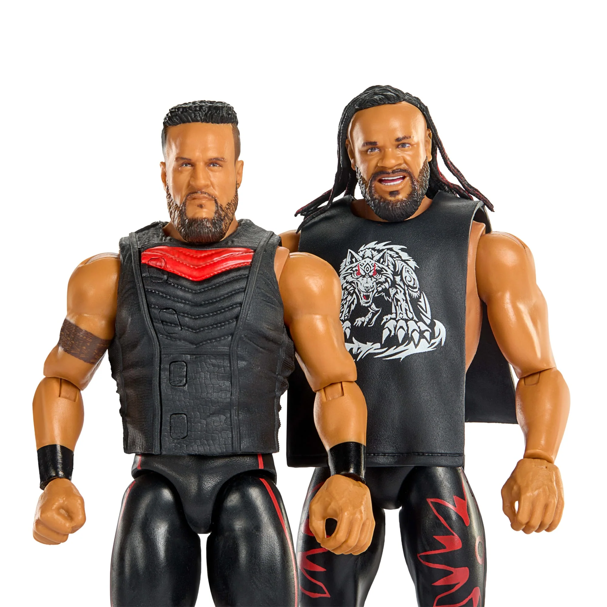 WWE Main Event Showdown Tama Tonga & Jacob Fatu Action Figures Set, Series #24, 6-Inch Collectibles - Image 2