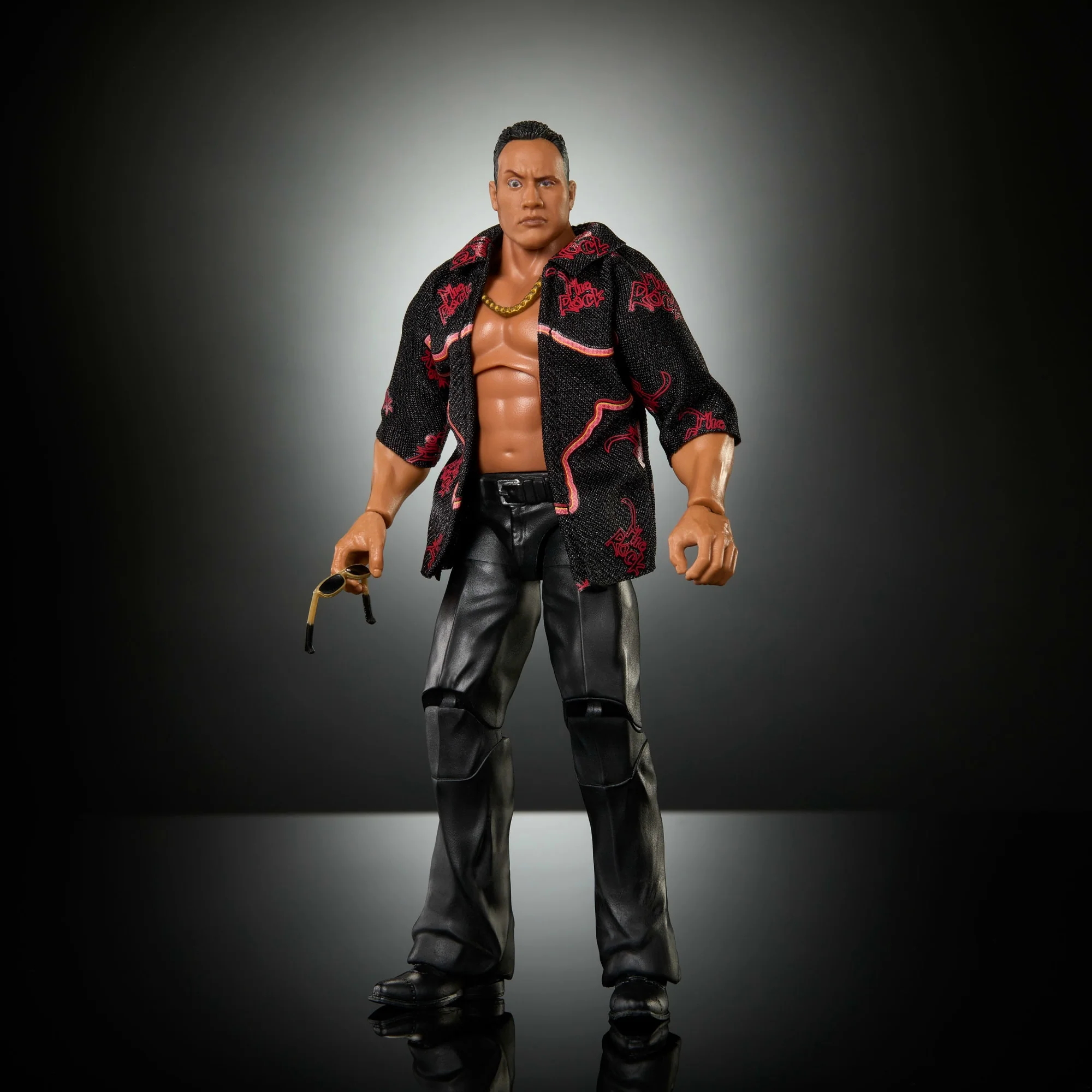 WWE Monday Night War Elite Collection The Rock Action Figure & Accessories 6-Inch Set - Image 5