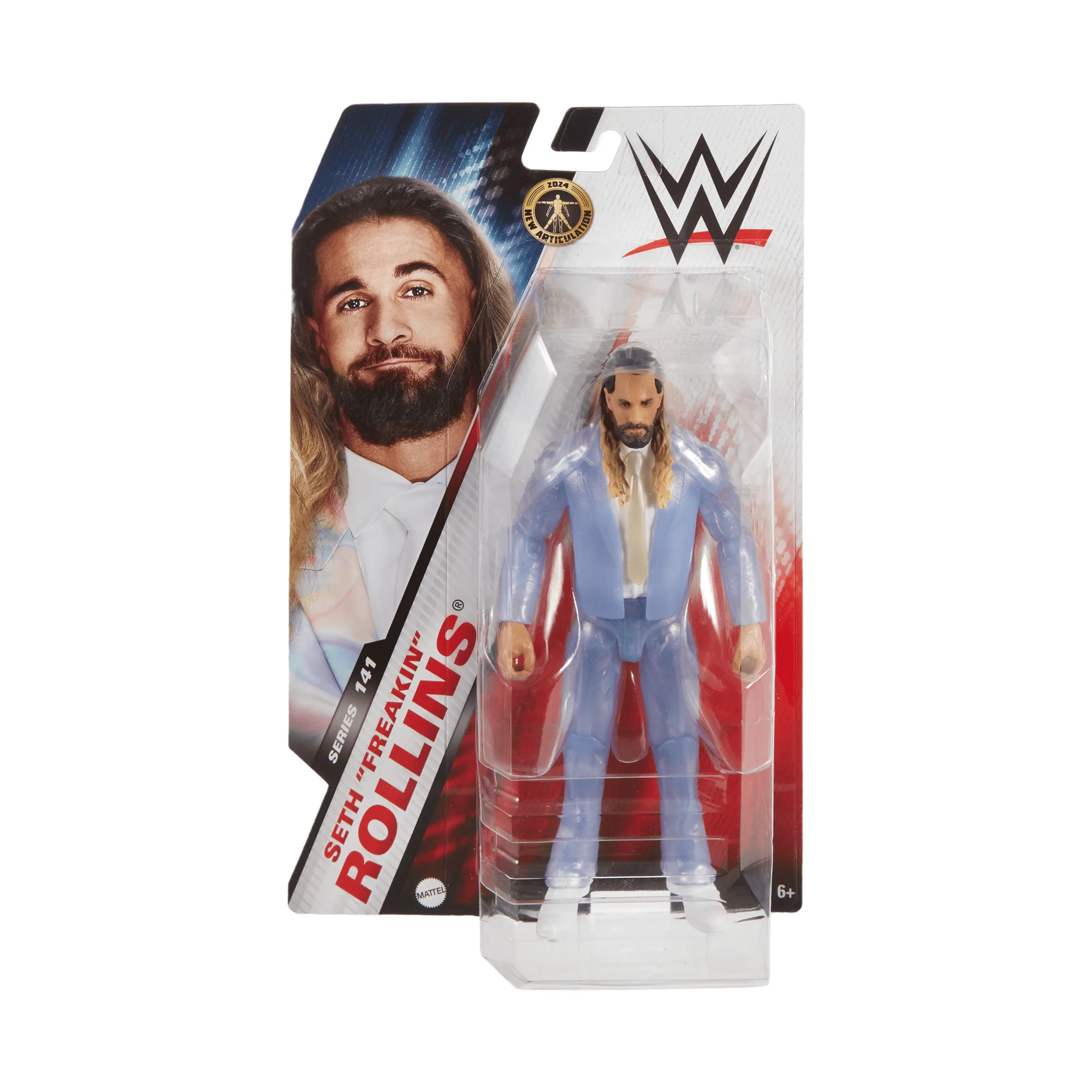 WWE Seth Rollins Action Figure, 6-inch Collectible Superstar With Articulation & Life-Like Look - Image 2
