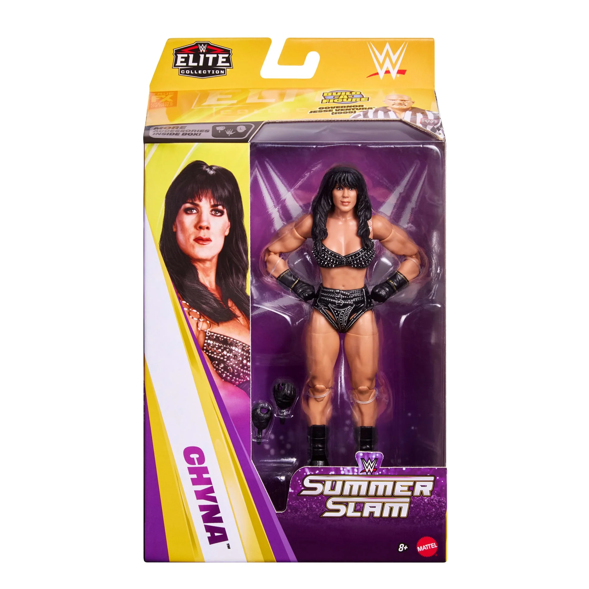 WWE Elite Collection Premium Live Event Chyna Action Figure Set, Summerslam Series - Image 2