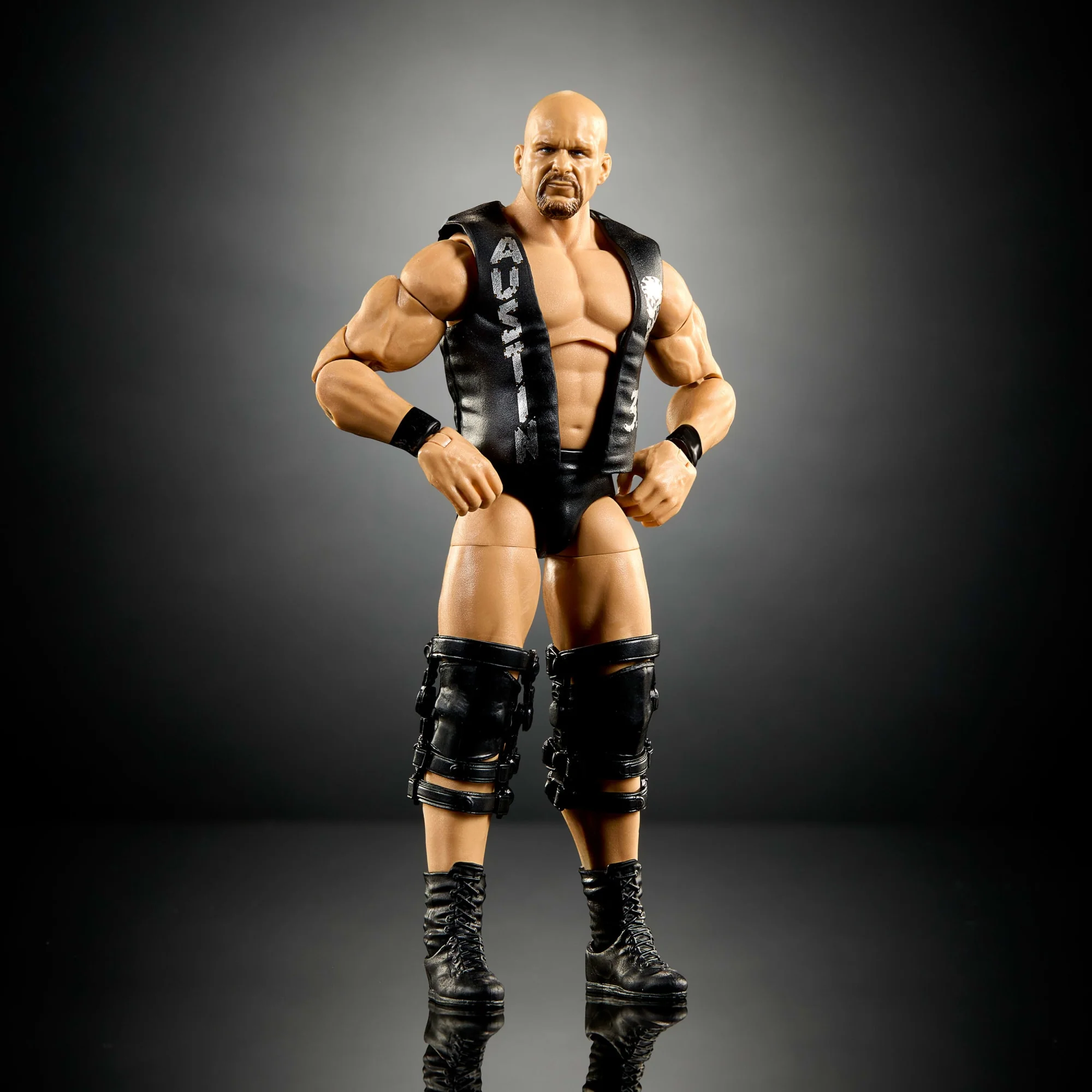 WWE Elite Collection Premium Live Event Stone Cold Steve Austin Action Figure Set, Summerslam Series - Image 5