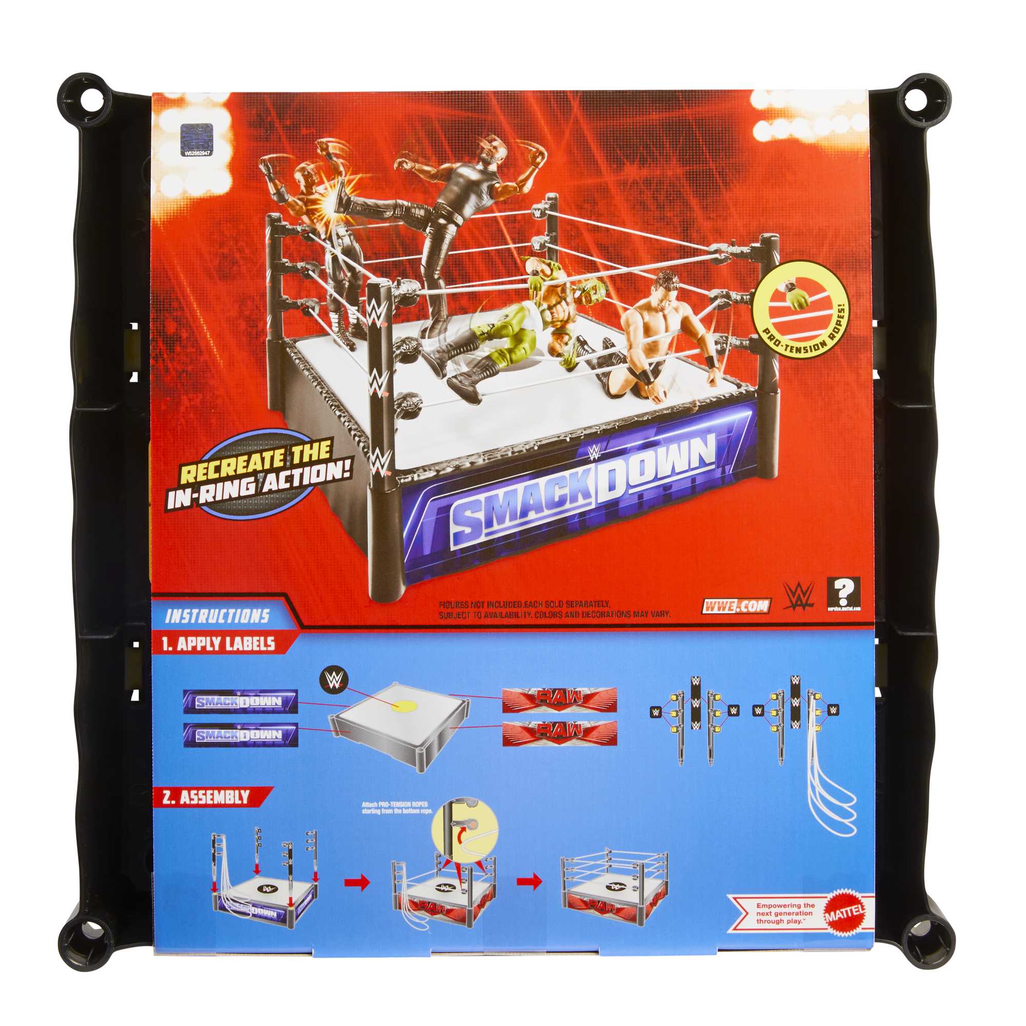 WWE Superstar Ring With Spring-Loaded Mat - Image 5