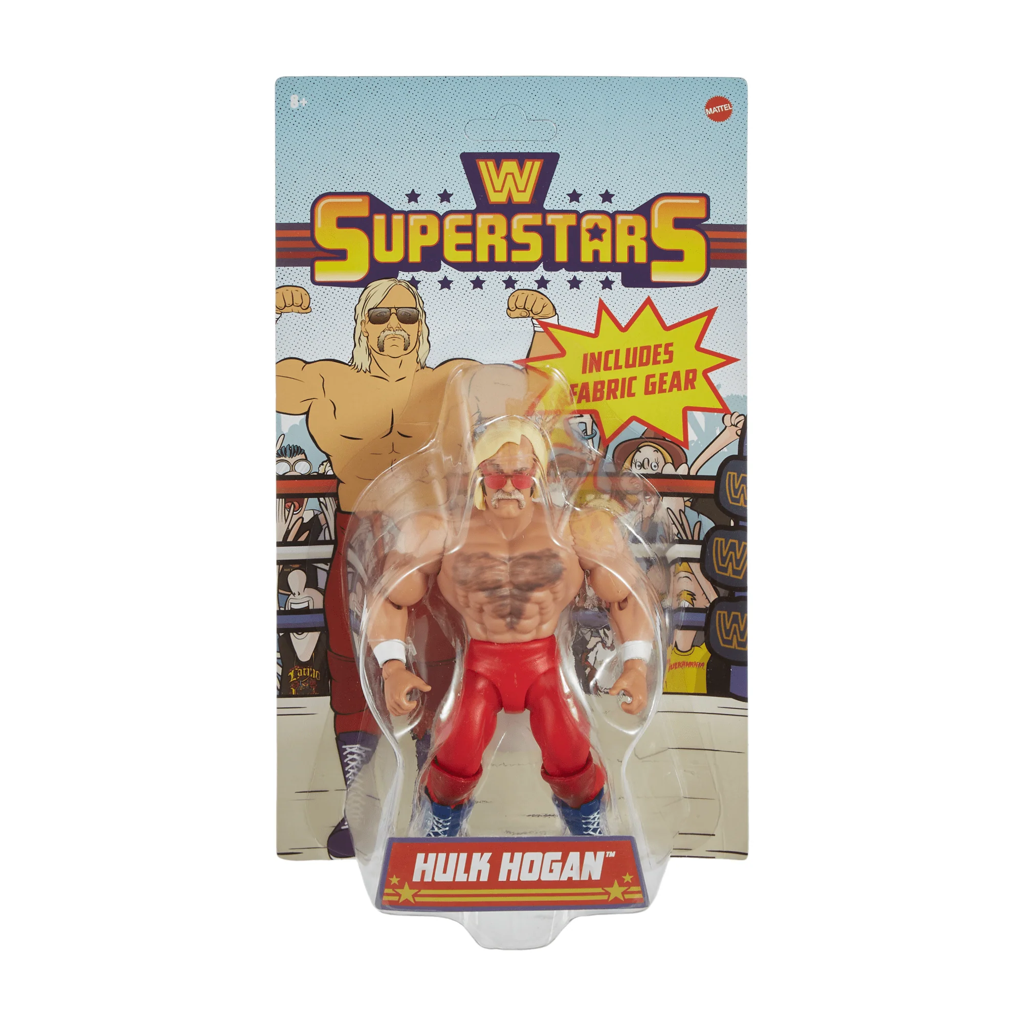 WWE Superstars Hulk Hogan Action Figure & Accessories Set, 6-inch Retro Collectible With Articulation - Image 2