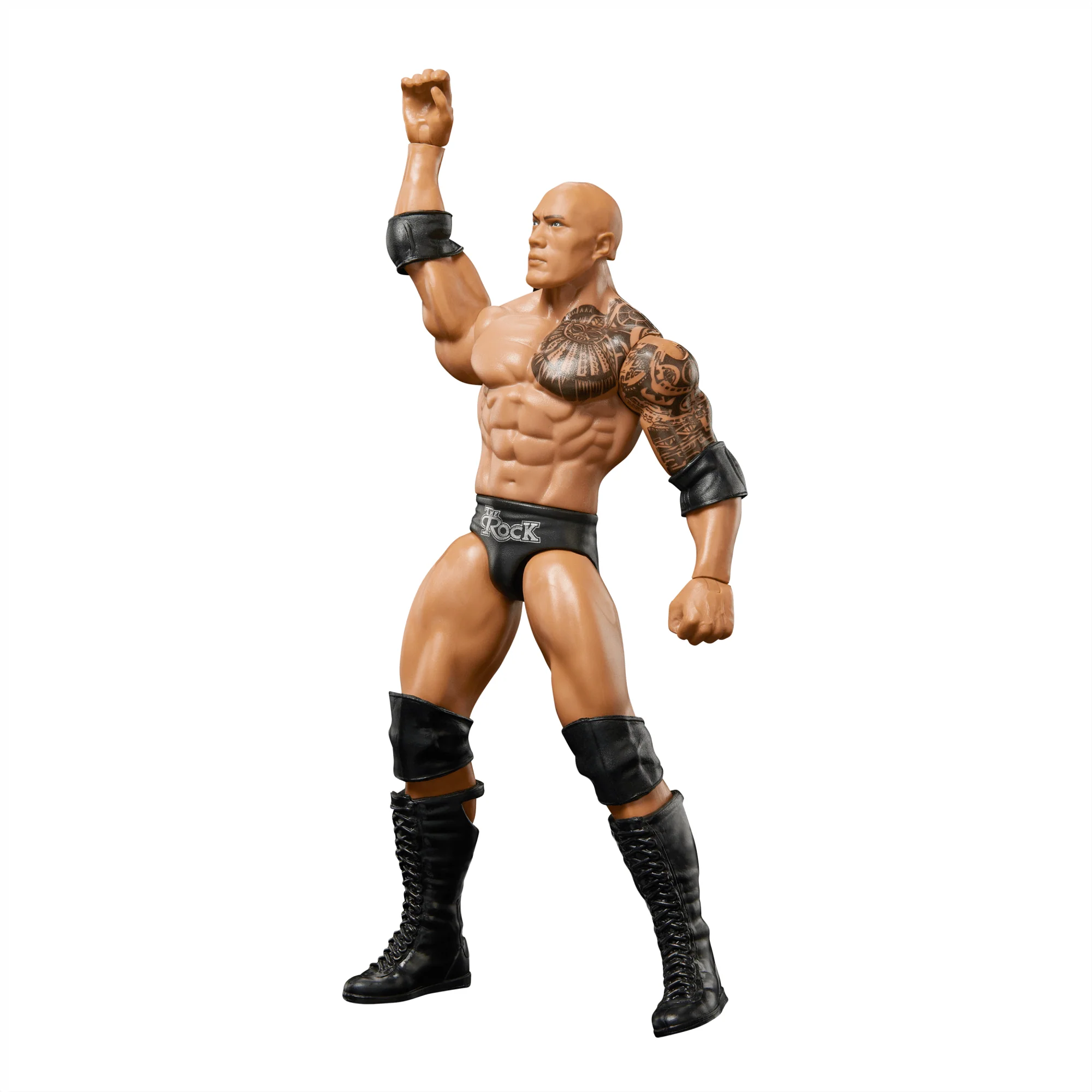 WWE The Rock Action Figure, 6-inch Collectible Superstar With Articulation & Life-Like Look - Image 3