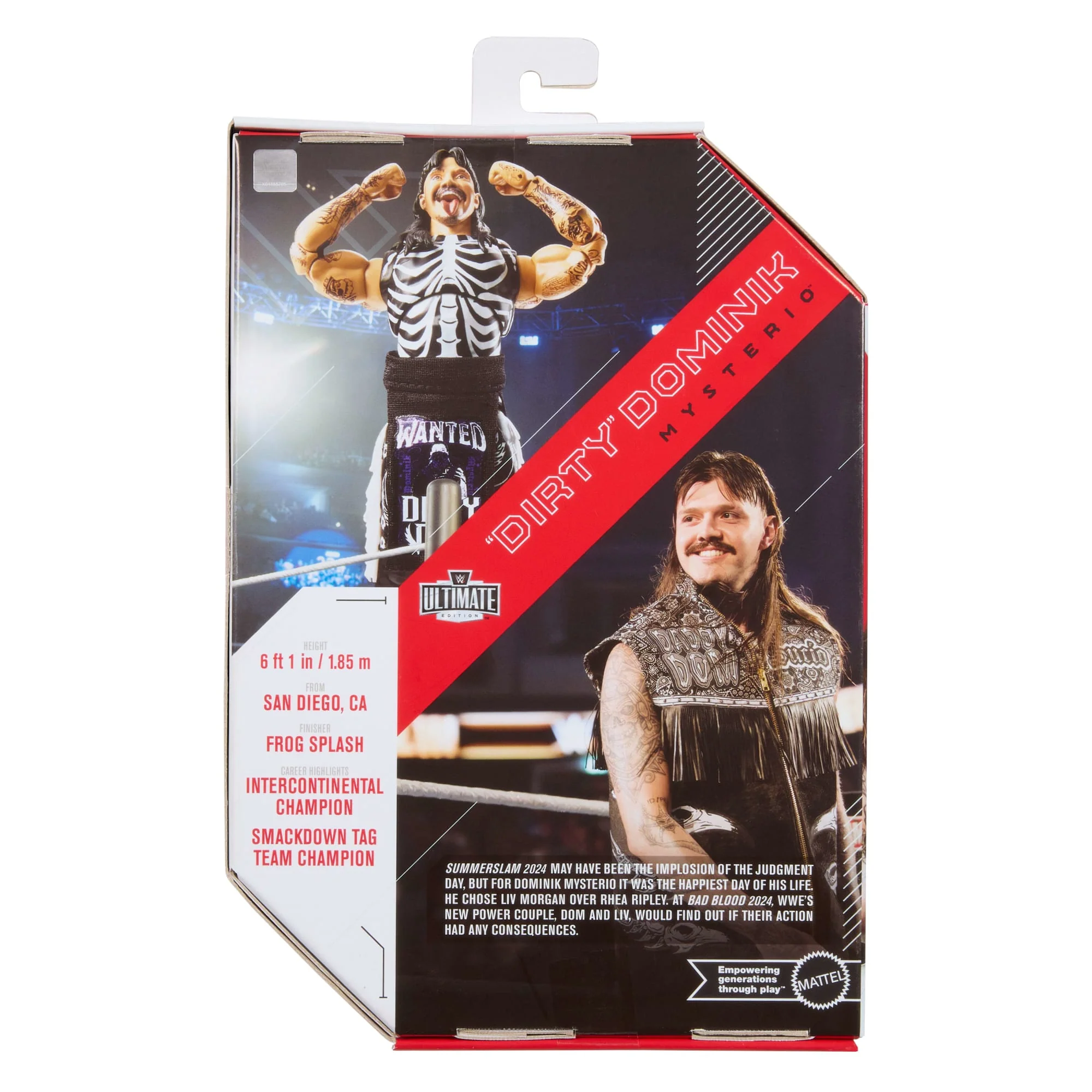 WWE Ultimate Edition Dirty Dominik Mysterio Action Figure & Accessories Set, 6-Inch Collectible - Image 6