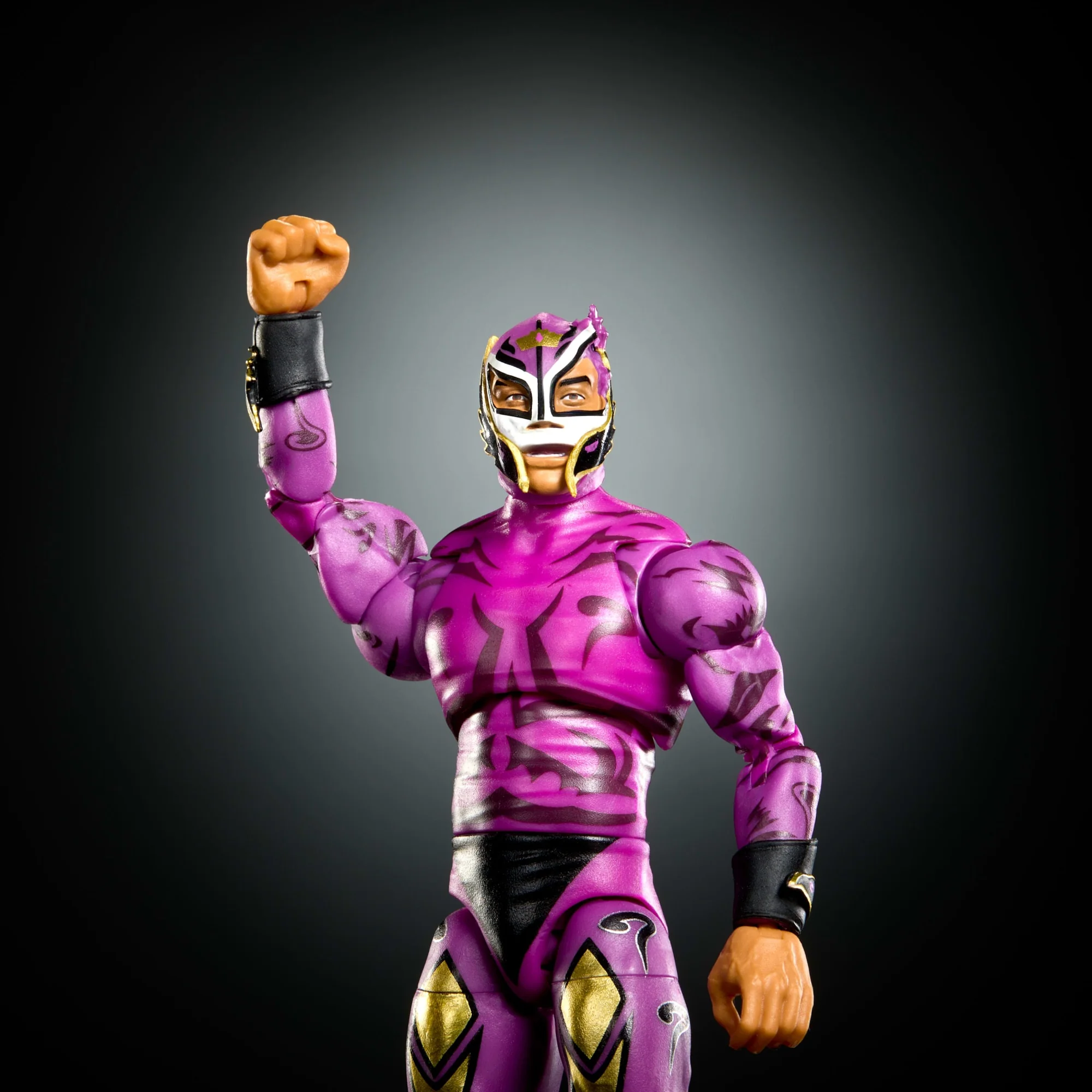 WWE Legends Ultimate Edition Rey Mysterio Action Figure & Accessories Set, 6-Inch Collectible - Image 4