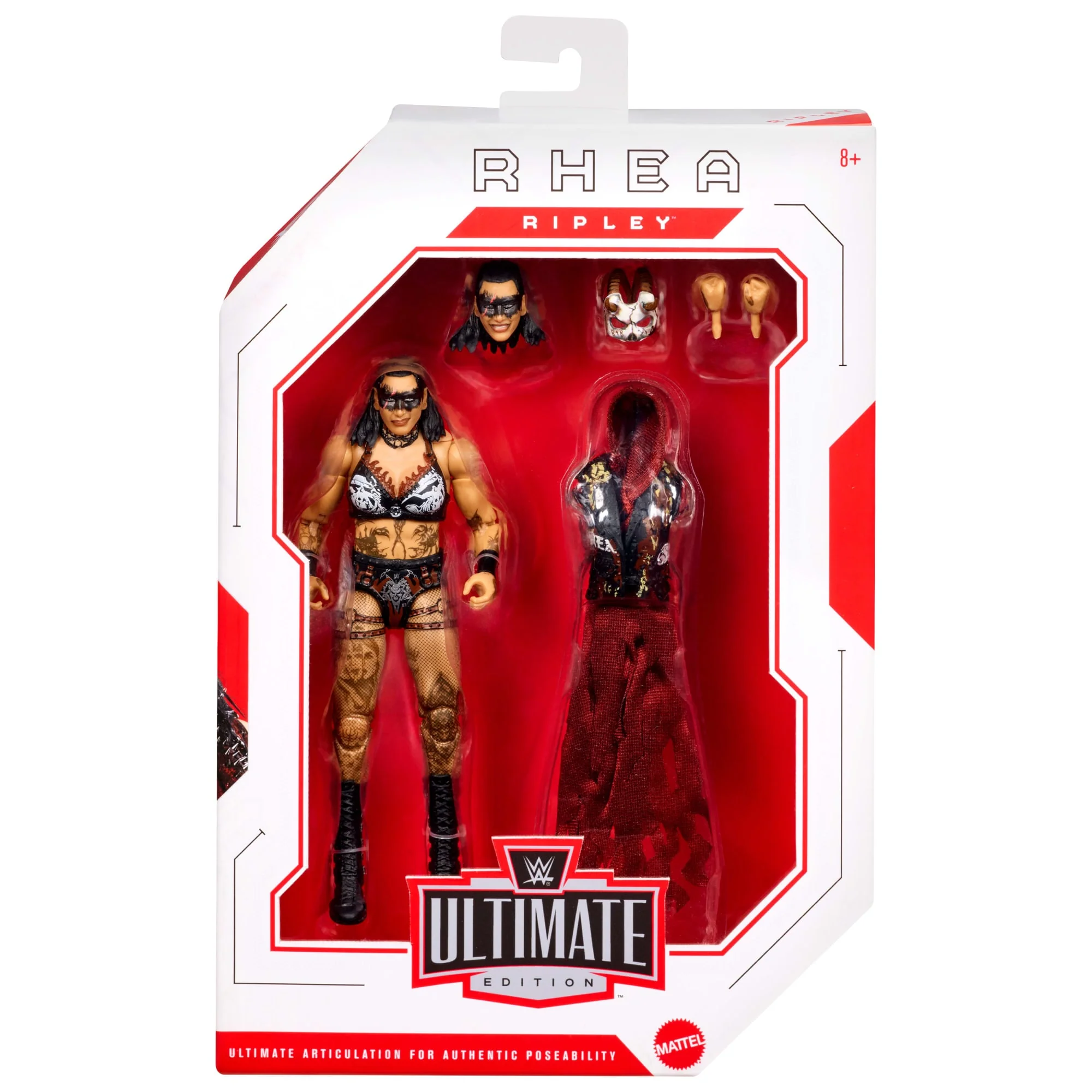 WWE Ultimate Edition Rhea Ripley Action Figure & Accessories Set, 6-Inch Collectible - Image 2