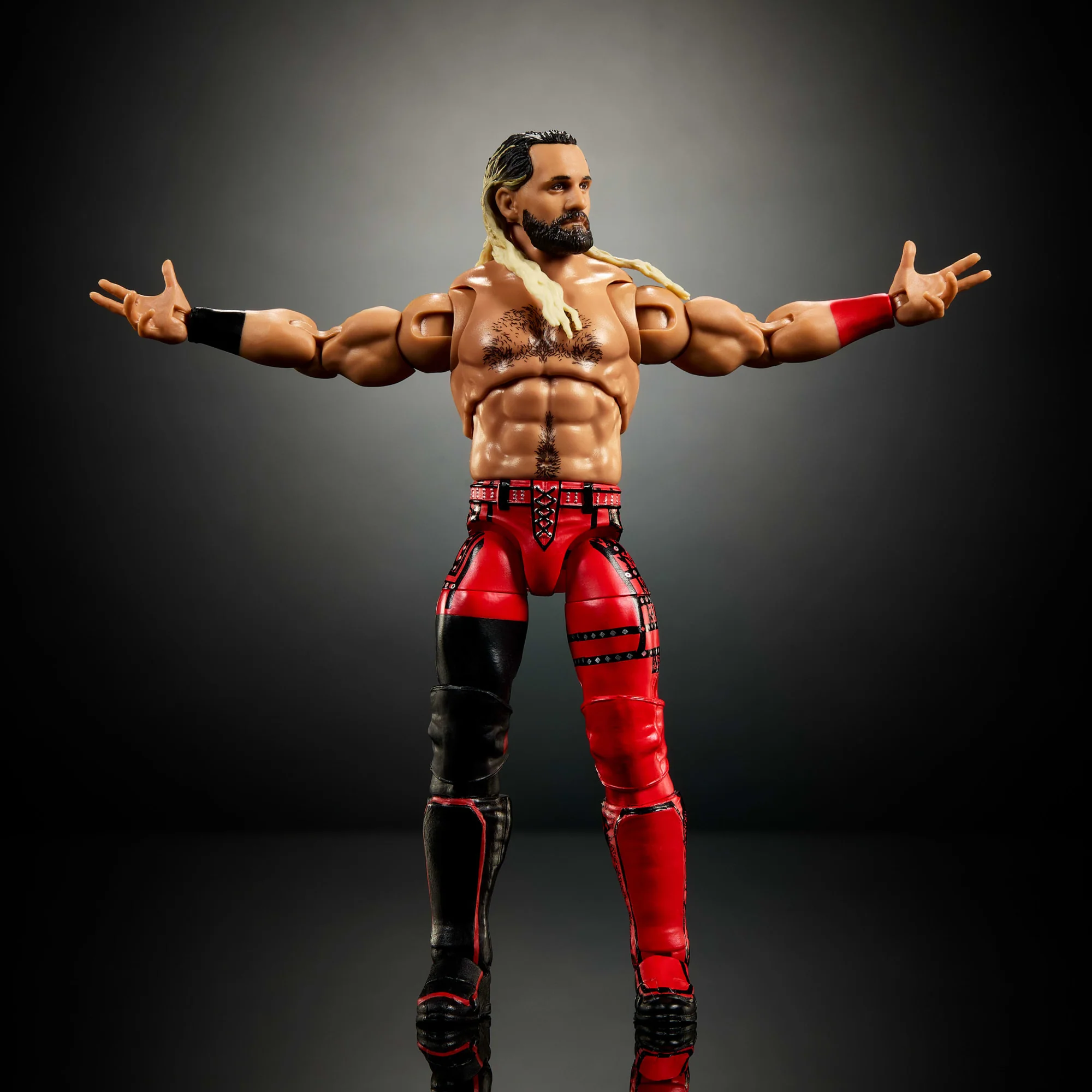 WWE Ultimate Edition Seth Rollins Action Figure & Accessories Set, Greatest Hits 6-Inch Collectible - Image 3